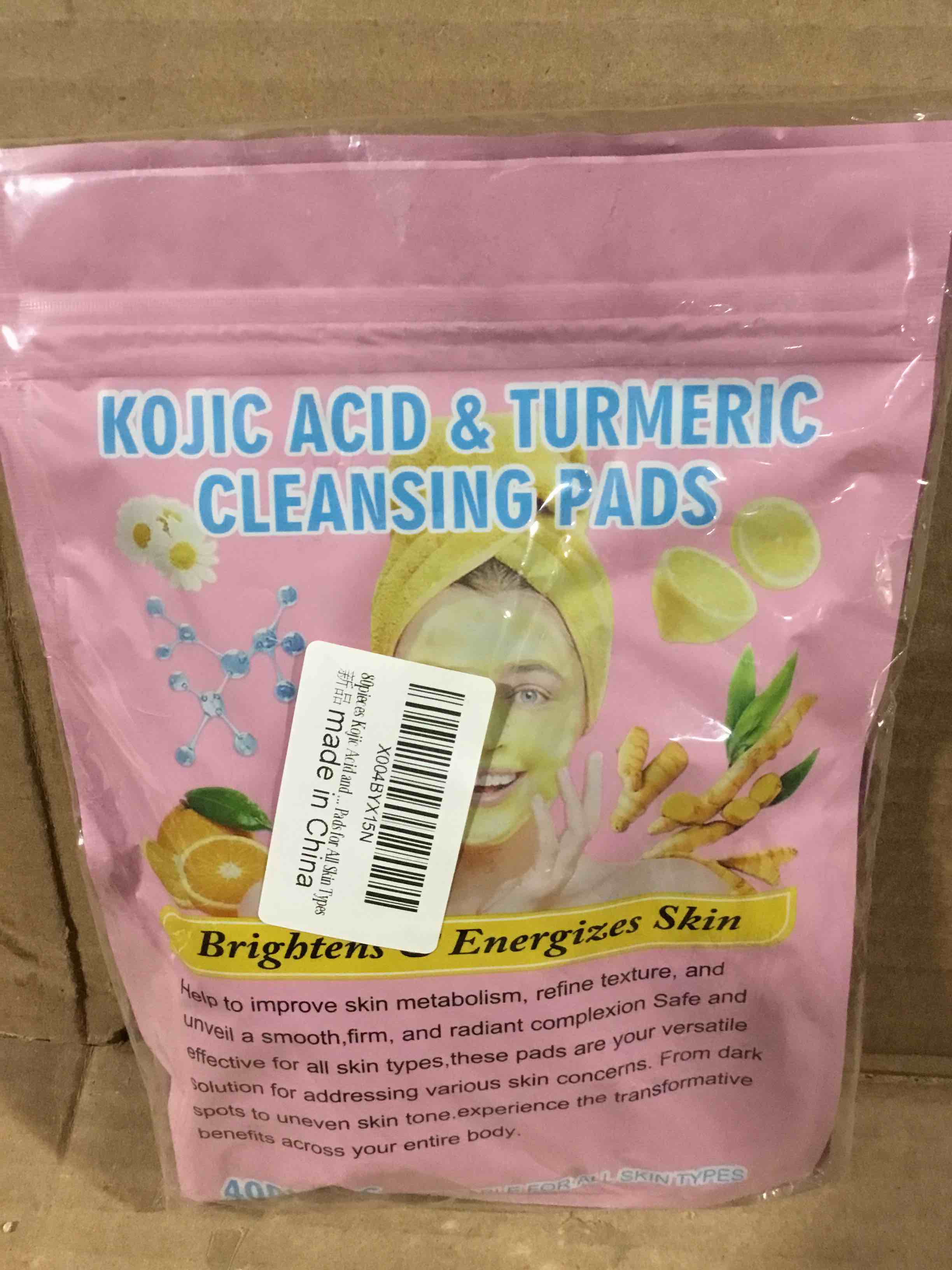Condition photo showing New/Like New for Kojic Acid & Turmeric Cleansing Pads 