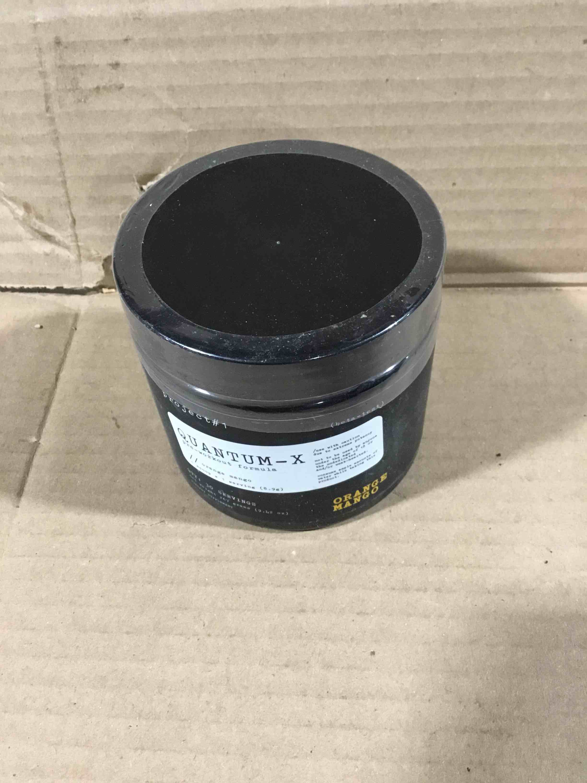 Pre workout Formula Quantum X Orange mango 