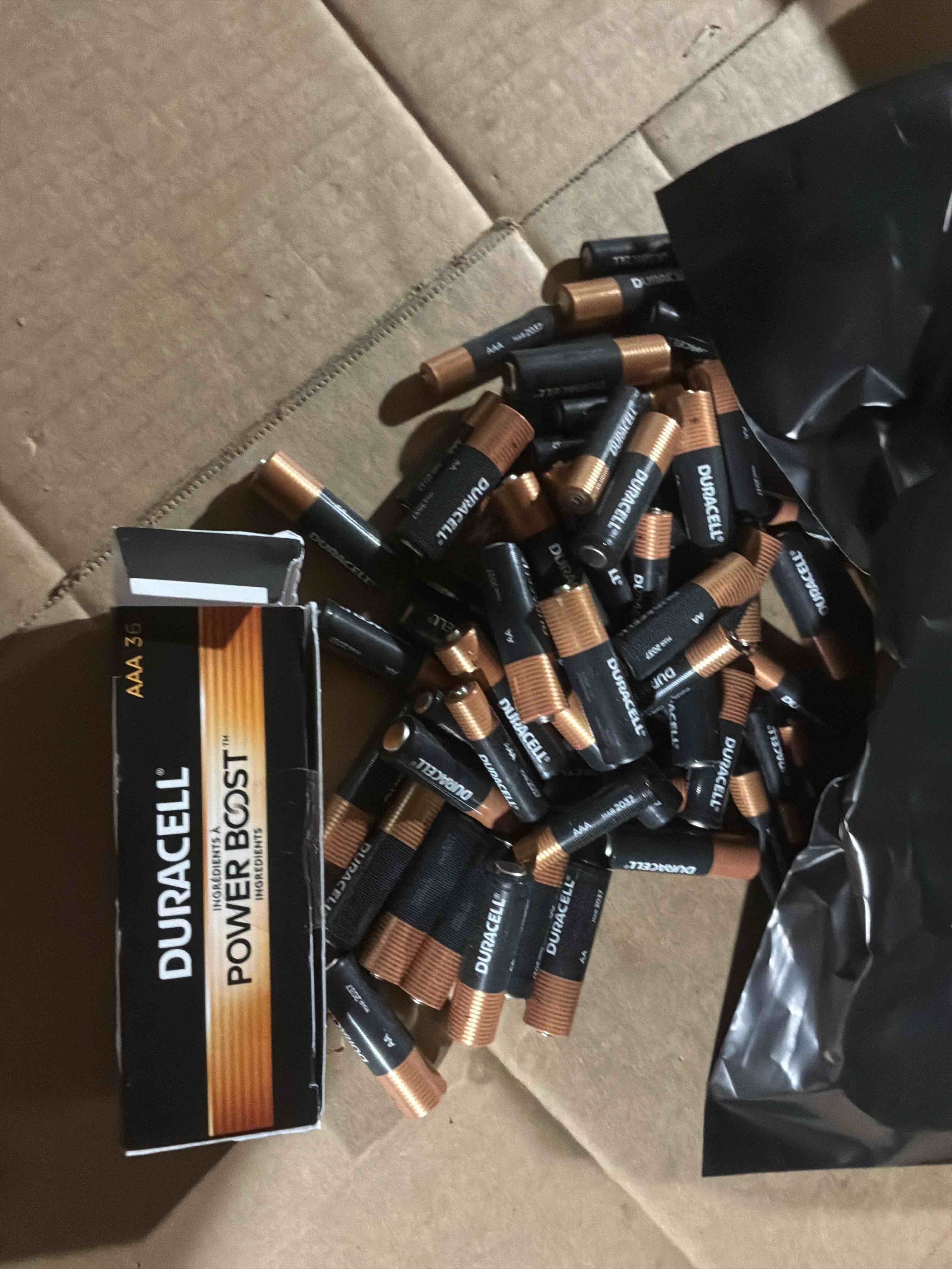 duracell mn24p36 coppertop alkaline batteries, aaa, 36/pk