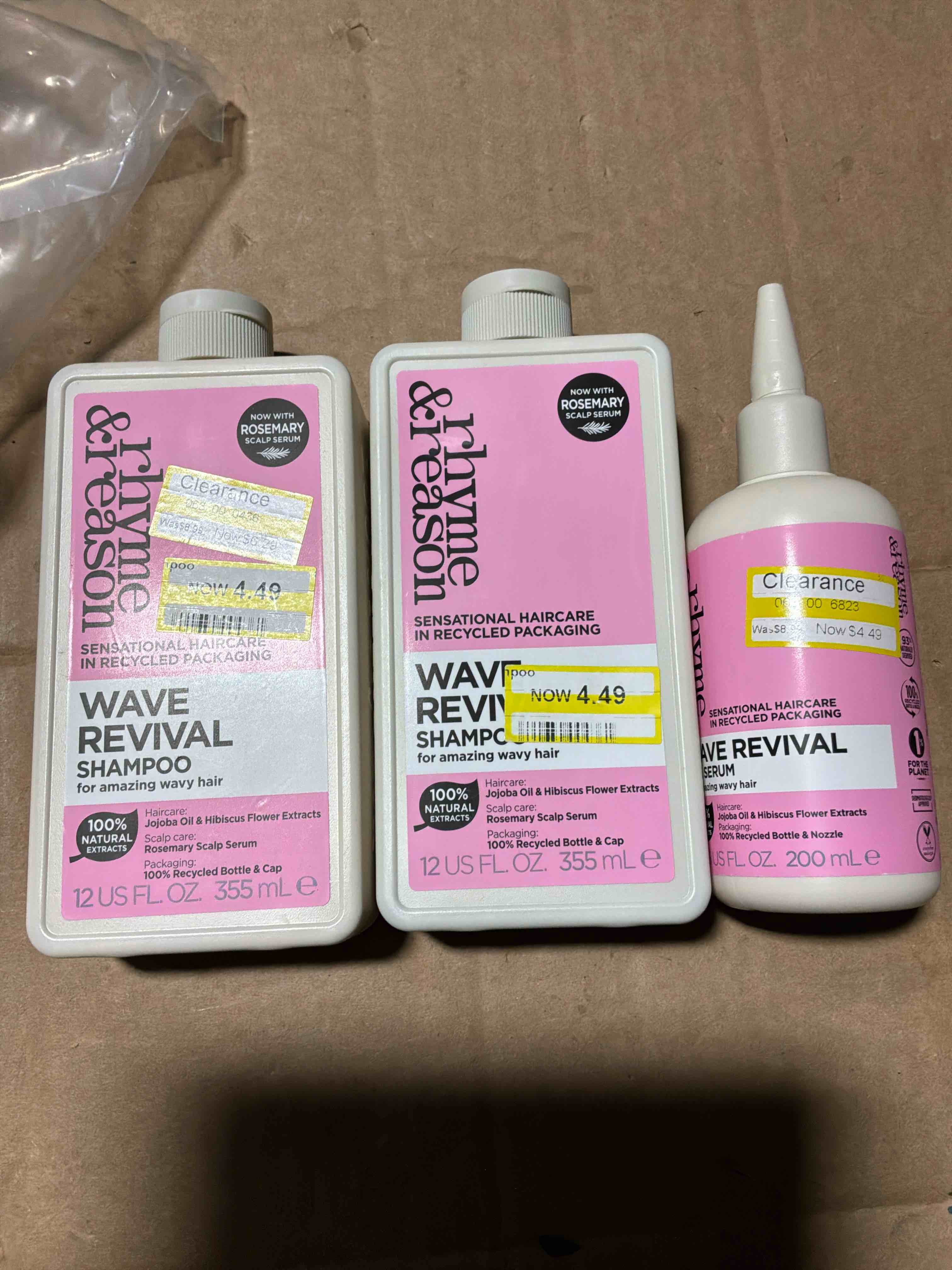Condition photo showing New/Like New for Rhyme & Reason Shampoo, Wave Revival