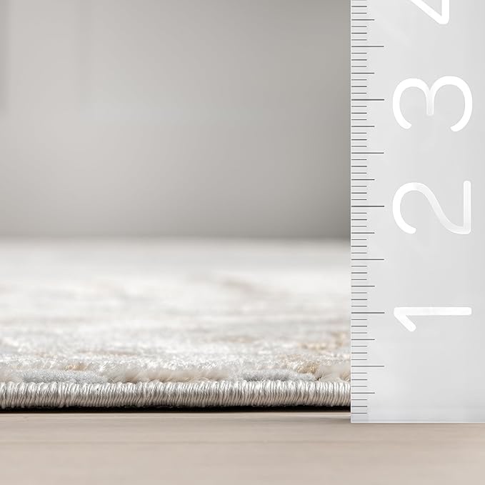 nourison emma washable set of 2,carpet has a vintage and tradition design , with patterns traditional design ,which patterns that mix oushak and tribal styles 