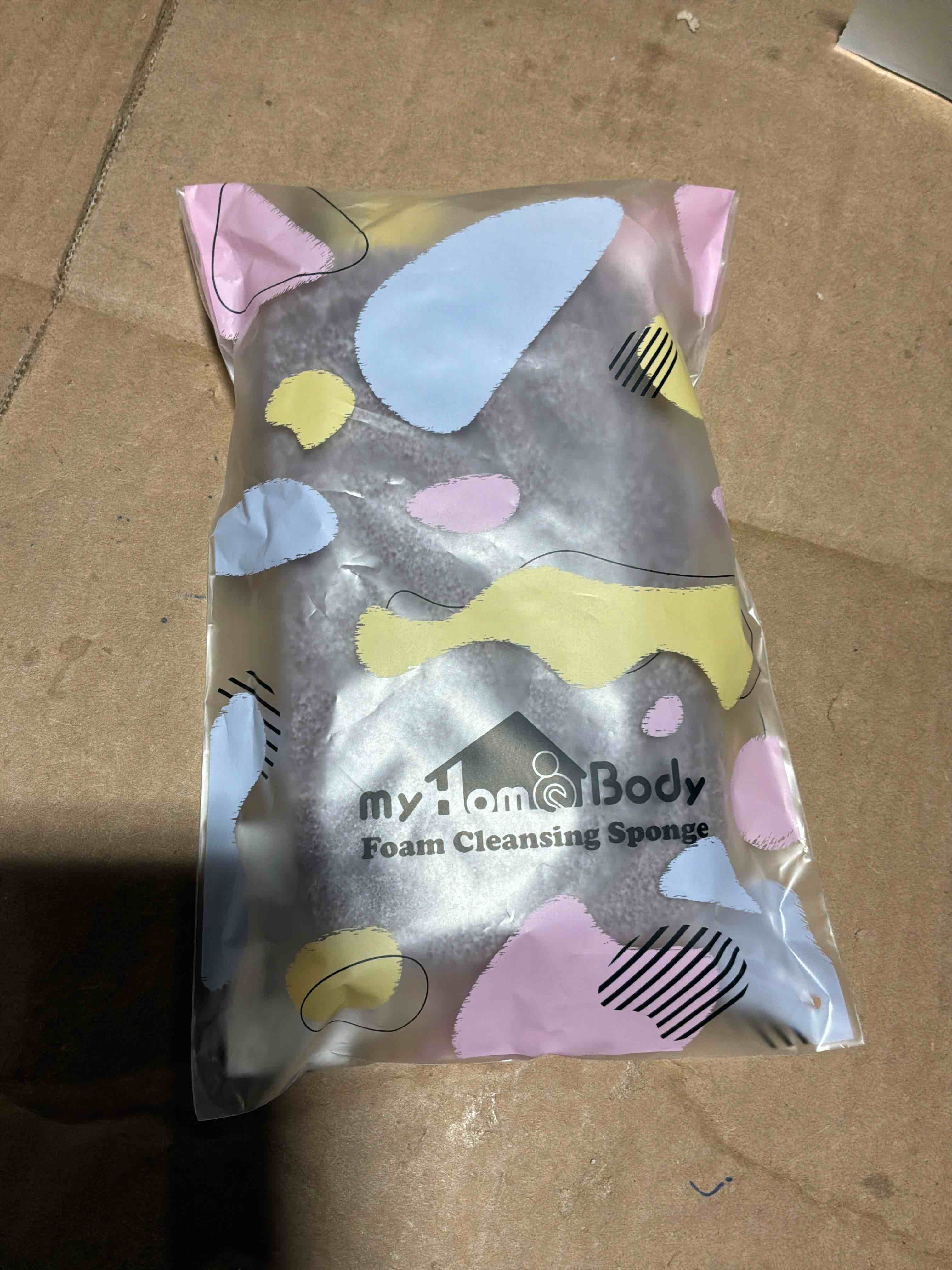 Condition photo showing New/Like New for myHomeBody Dual-Texture Shower Sponge, Beauty Body Scrubber Exfoliator for Women, Exfoliating Loofah for Men, 1pc Body Sponge, 1pc