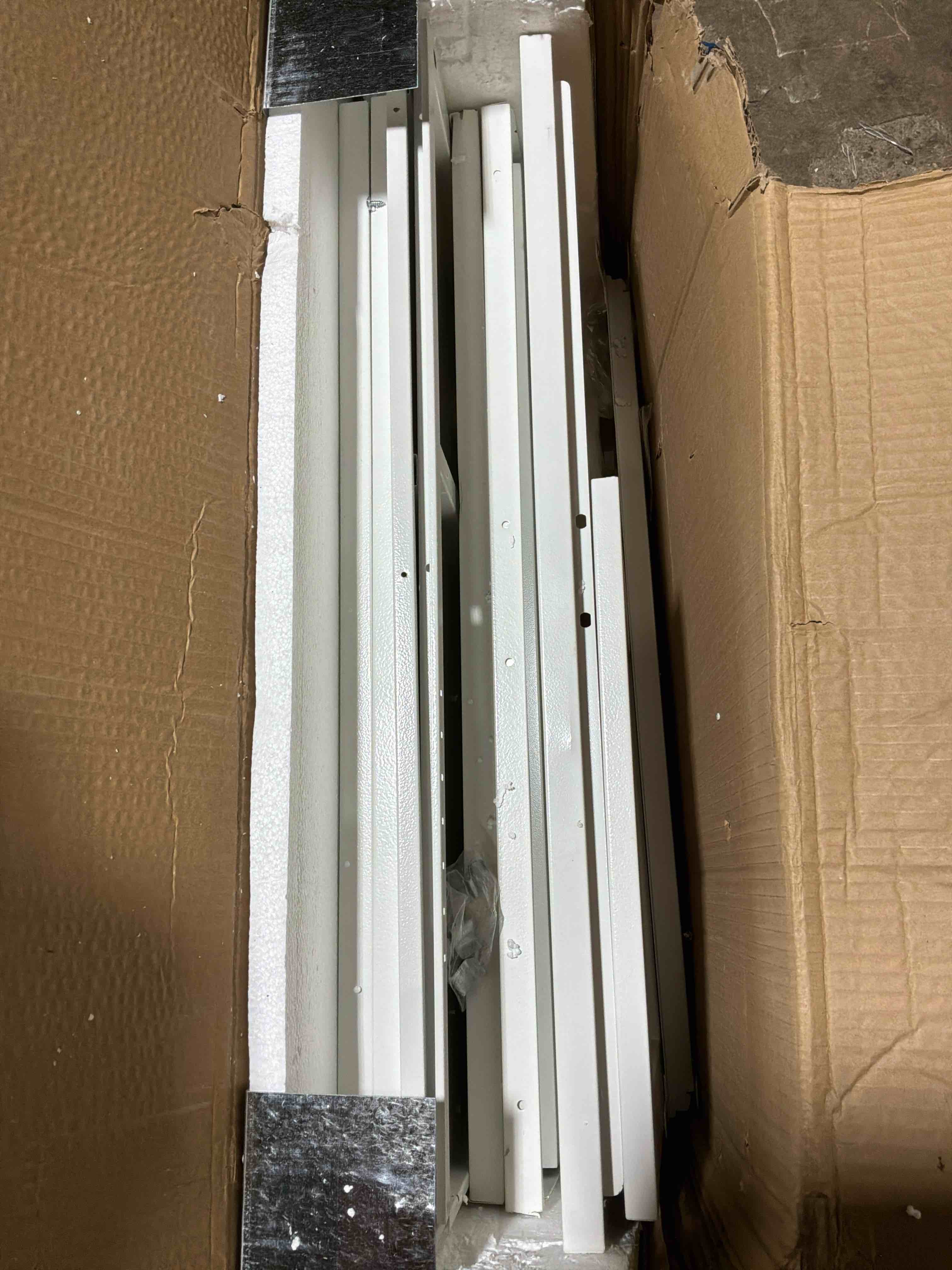Condition photo showing New/Like New for Steel cabinet metal ,First aid kit with adjustable shelves above the toilet ,wall mounted hanging cabinet for bathroom ,kitchen ,living room, white color