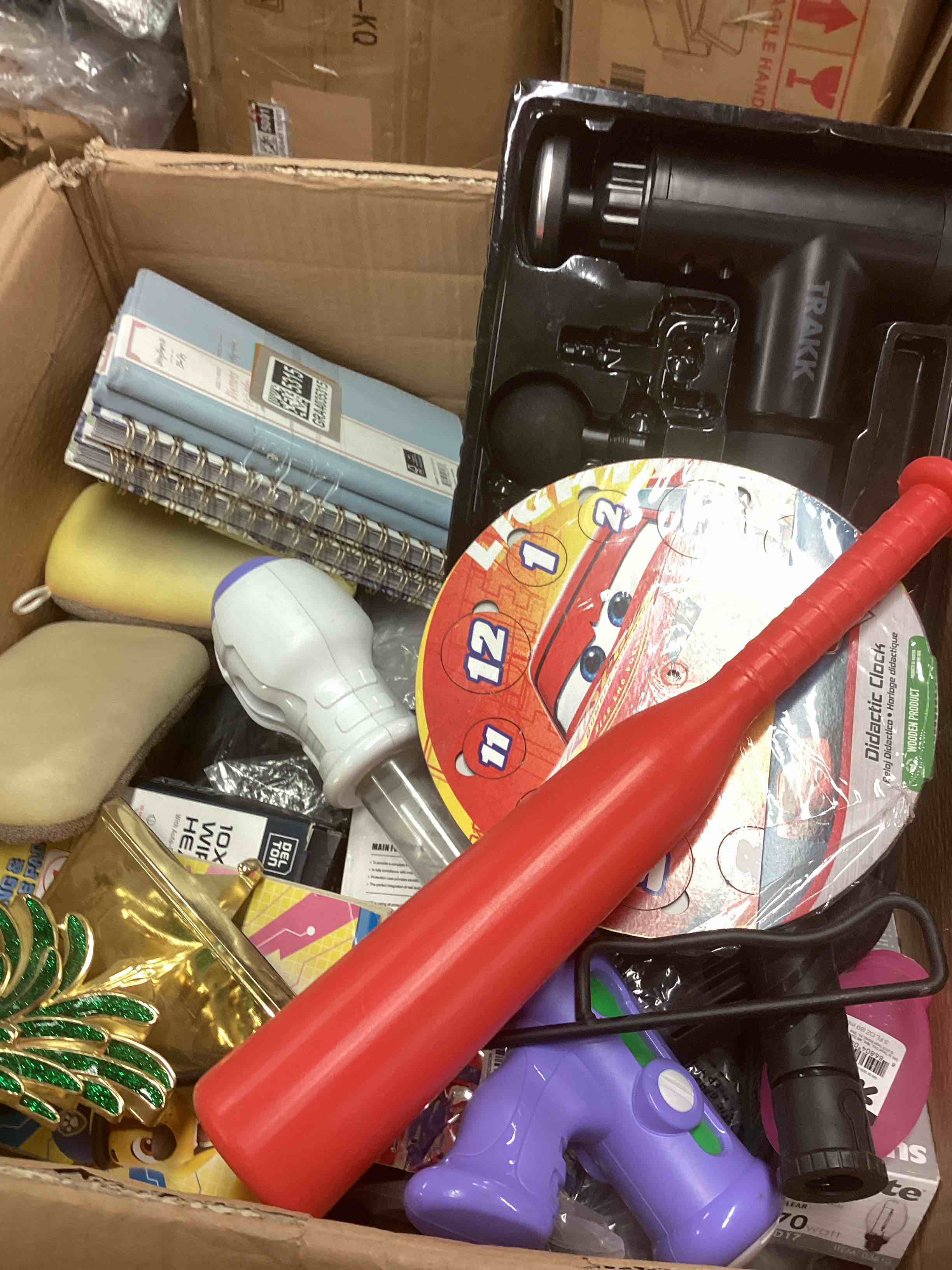 Condition photo showing As Is for assorted miscellaneous items ( kids toys, christmas decor, planning calendar and more)