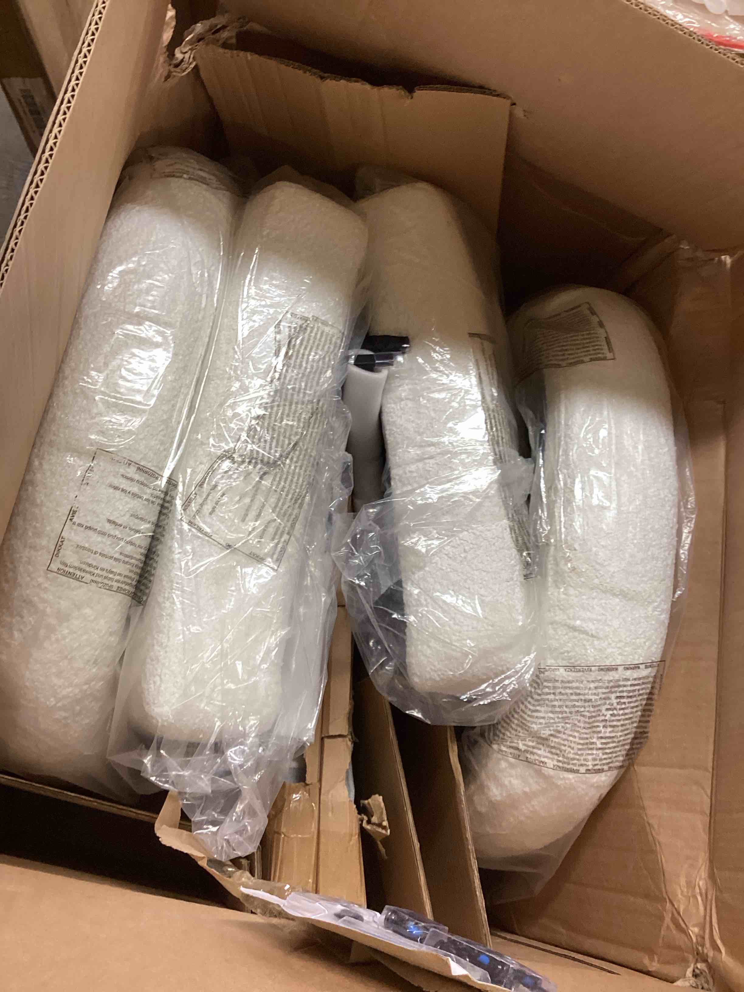 Condition photo showing Good Condition for 24" boucle upholstered counter stools (set of 2)