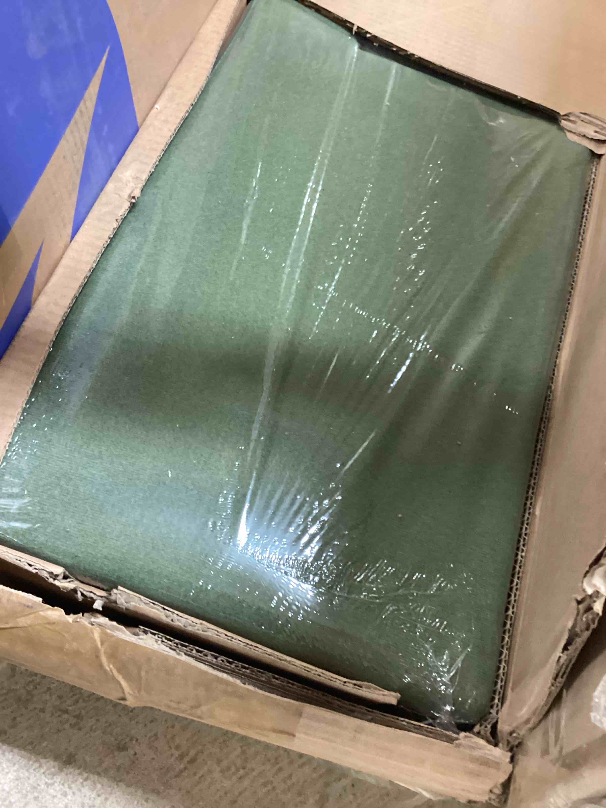 Condition photo showing Good Condition for iokaste upholstered lift storage bed frame with hotel-style headboard, queen size & king size bed frame, sprung slats, velvet headboard and drawers, gas lift hydraulic support, no box spring needed by latitude run®  4.