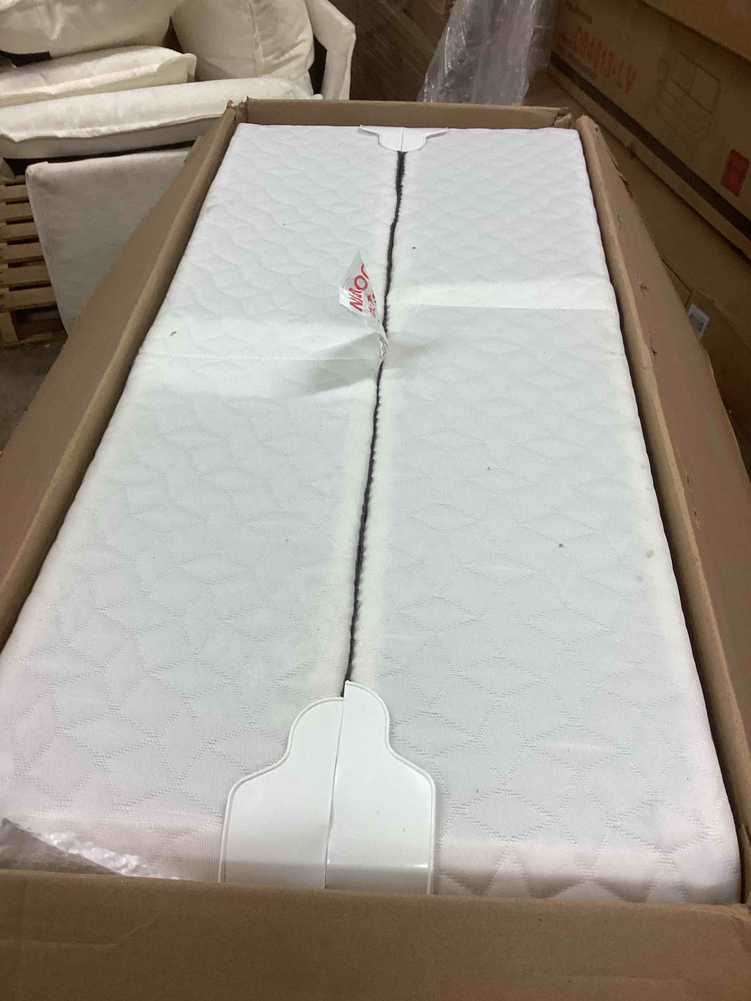 Condition photo showing Good Condition for fully assembled traditional box spring/foundation for mattress