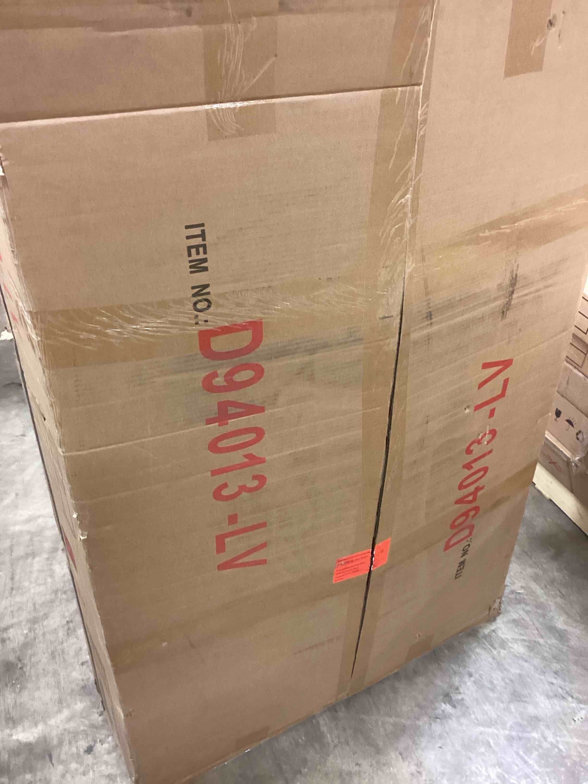 Condition photo showing Good Condition for  loette corduroy sectional (incomplete one box only)