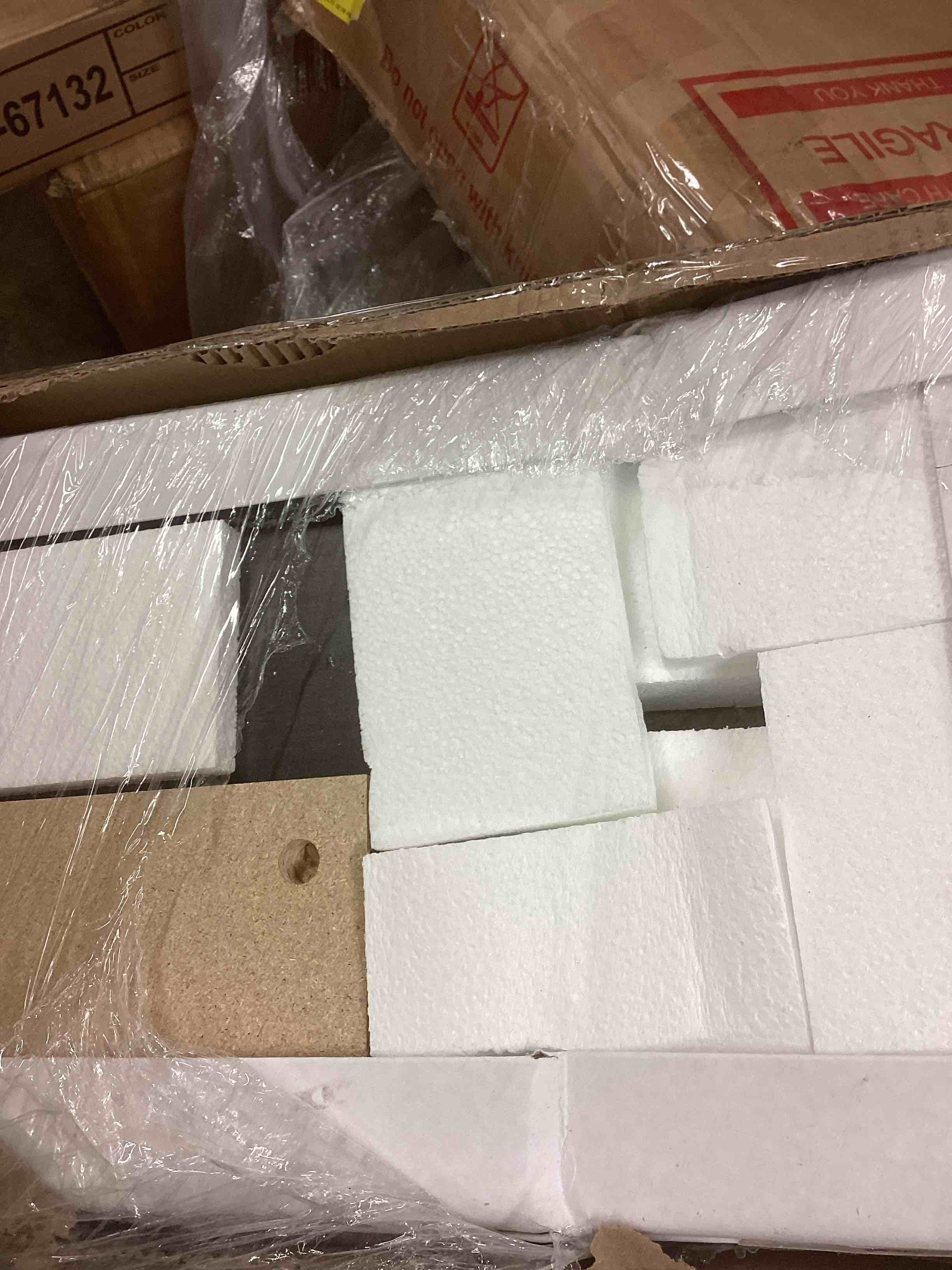 Condition photo showing Good Condition for zen omega platform bed + headboard (incomplete one box only)