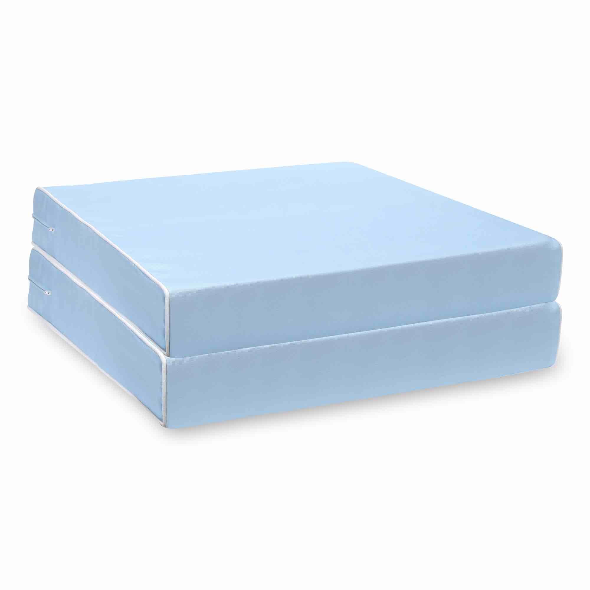 (different color) coastal indoor outdoor seat cushion cover only set of 2, solid,  blue, 24"x24"x4"