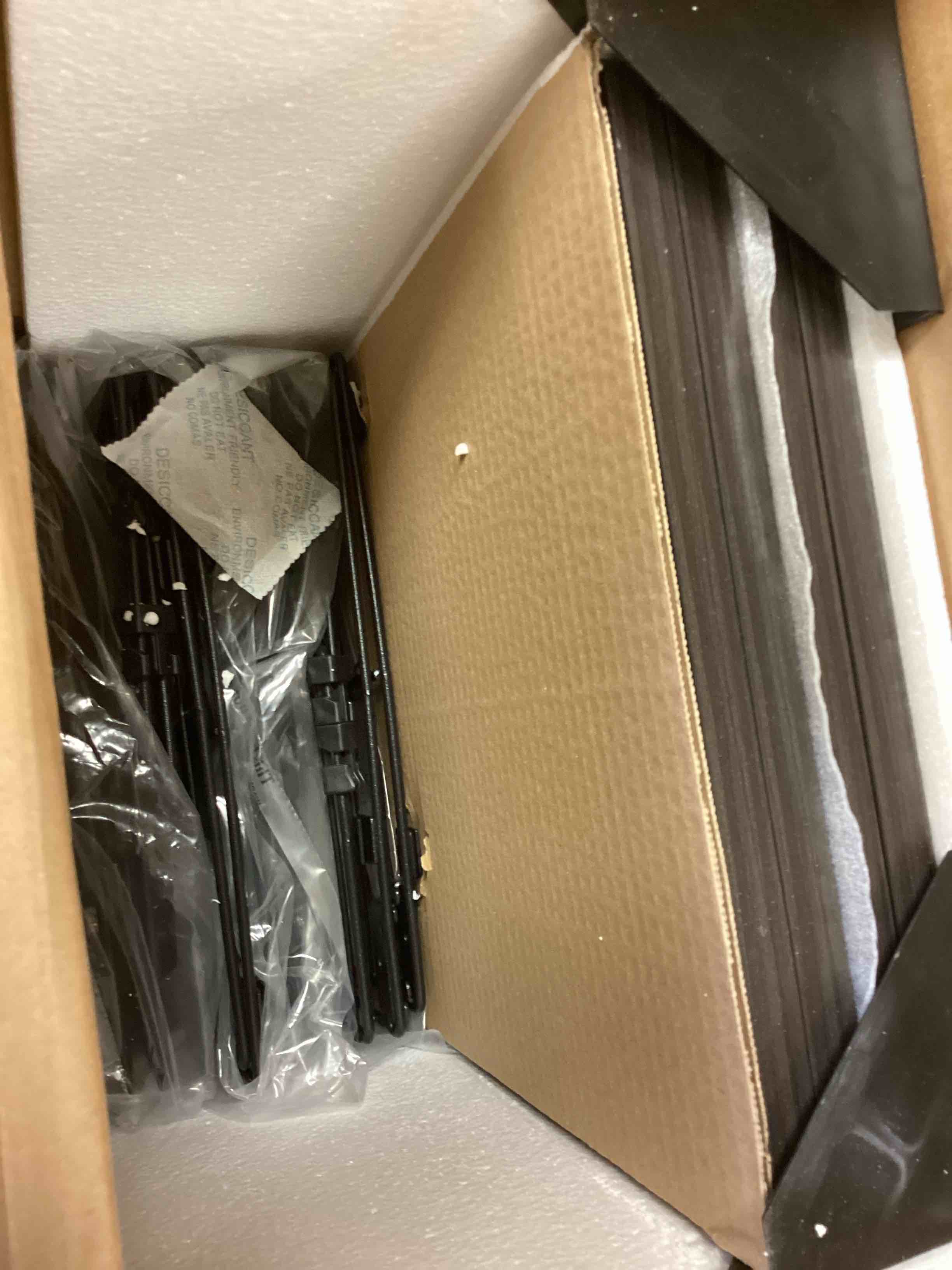 Condition photo showing Good Condition for amerlife queen size lift up storage bed frame, 45.1" led bed frame with 2 side shelves & bookcase headboard, farmhouse wood platform bed with charging station, no box spring needed, black