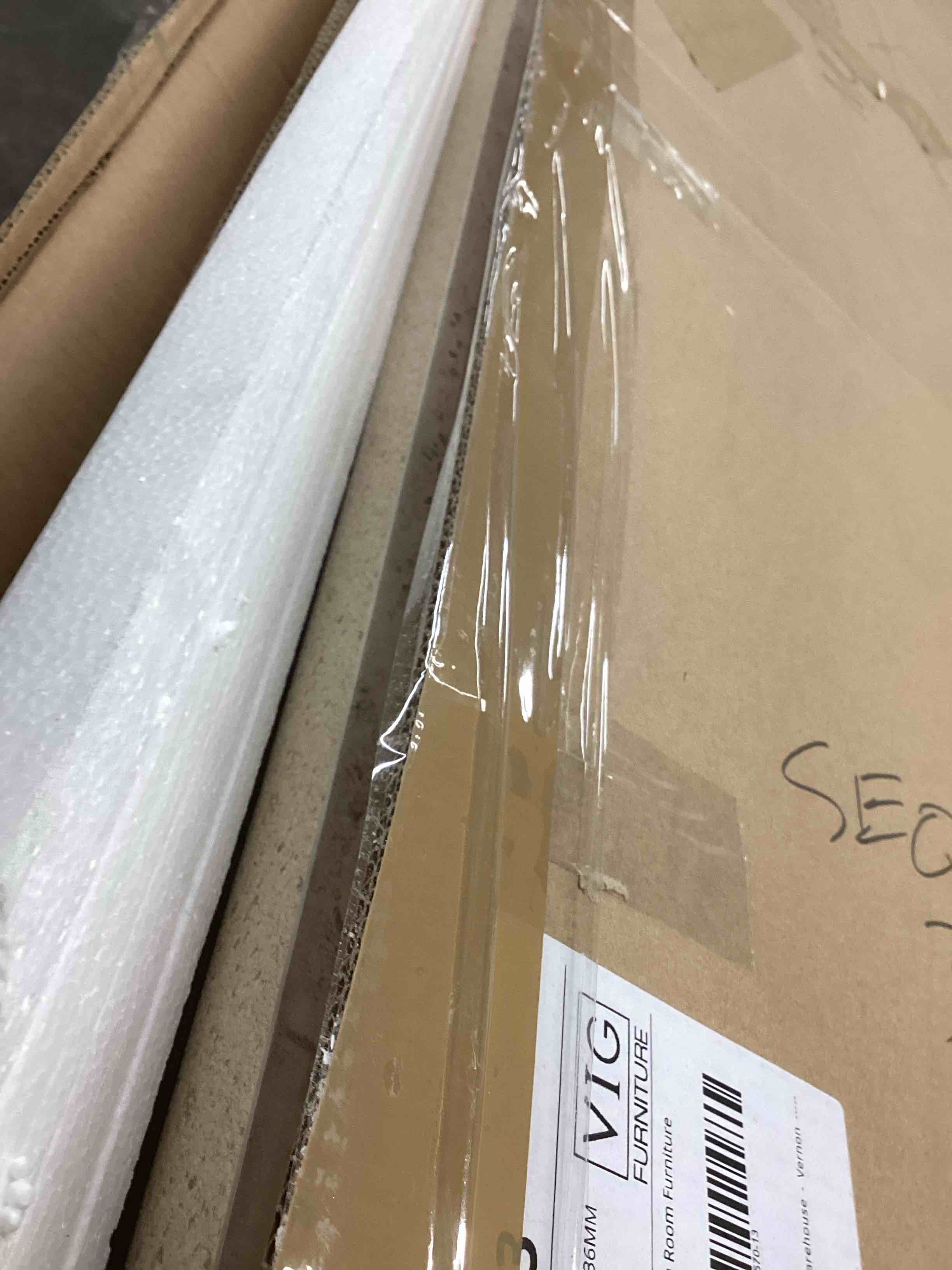 Condition photo showing New/Like New for vig furniture roma dining table (incomplete top only)