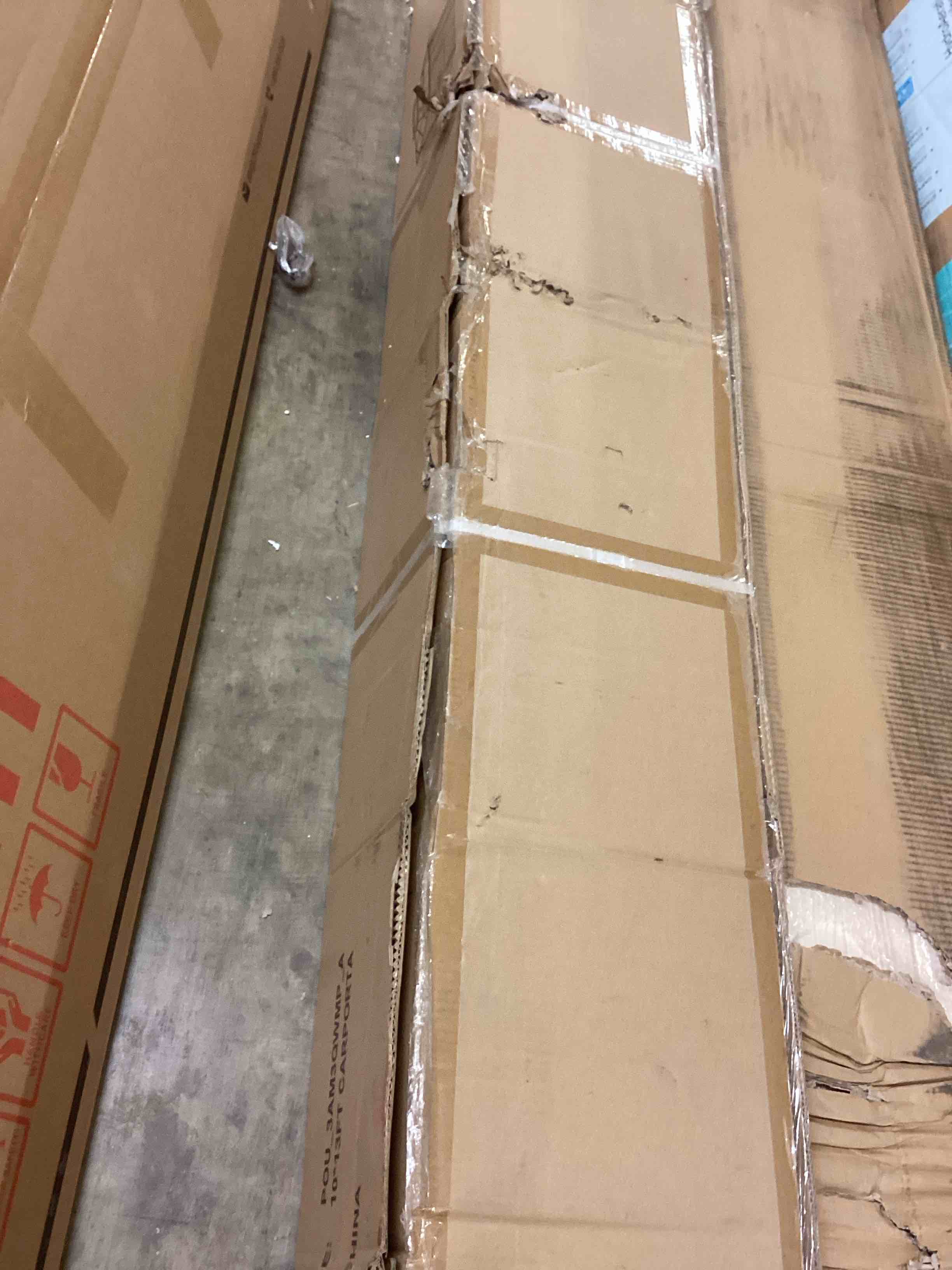 Condition photo showing New/Like New for 10' x 13' gazebo polycarbonate double roof canopy outdoor aluminum (incomplete one box only)