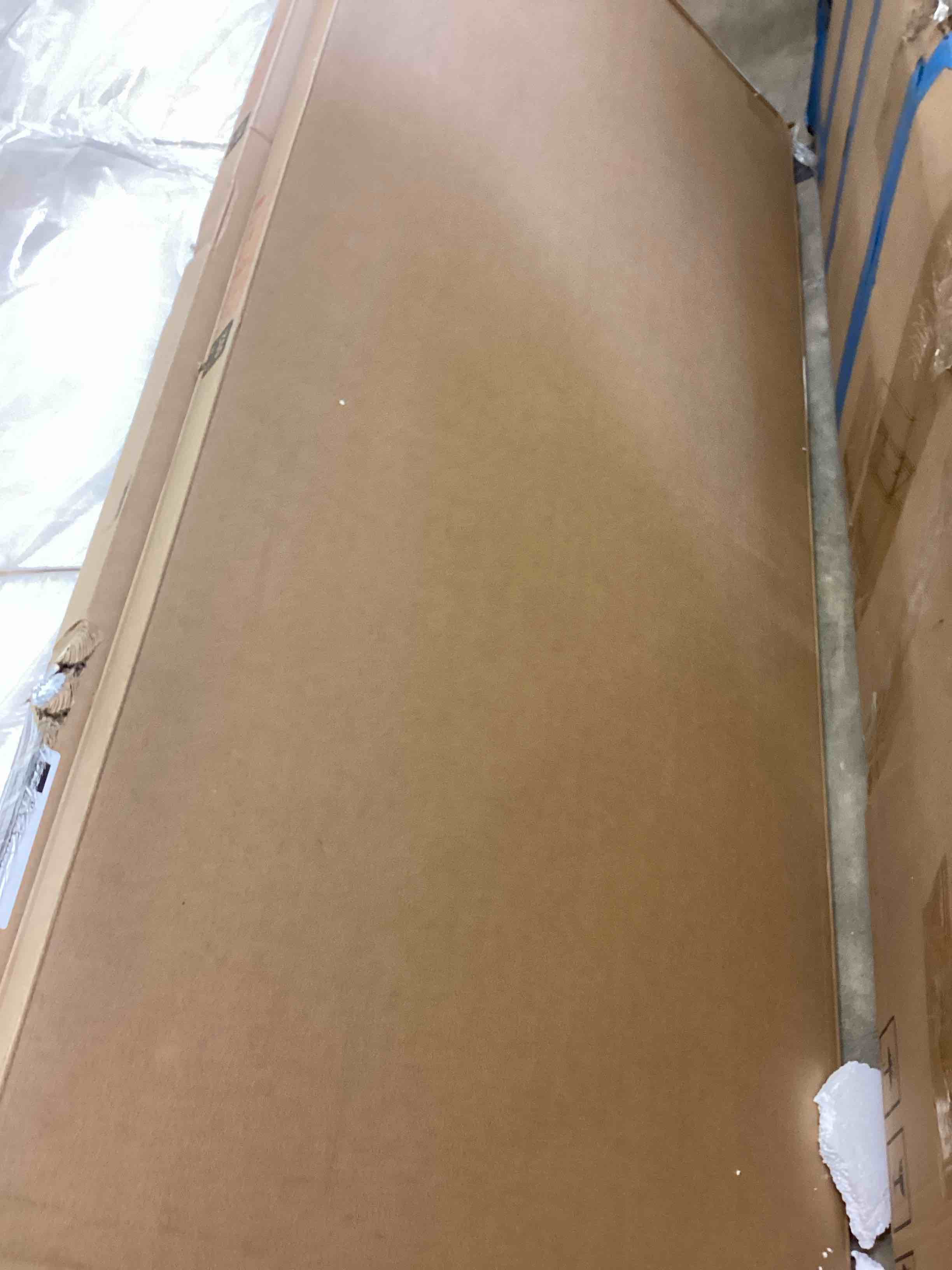 Condition photo showing New/Like New for keonjinn home gym mirror, 65" × 24" - 2pcs workout mirrors for home gym, frameless tempered glass, full body wall mirrors for fitness exercise, yoga room, dance studio, bedroom