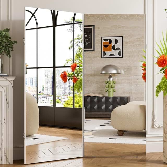 brisafe folding full length mirror 