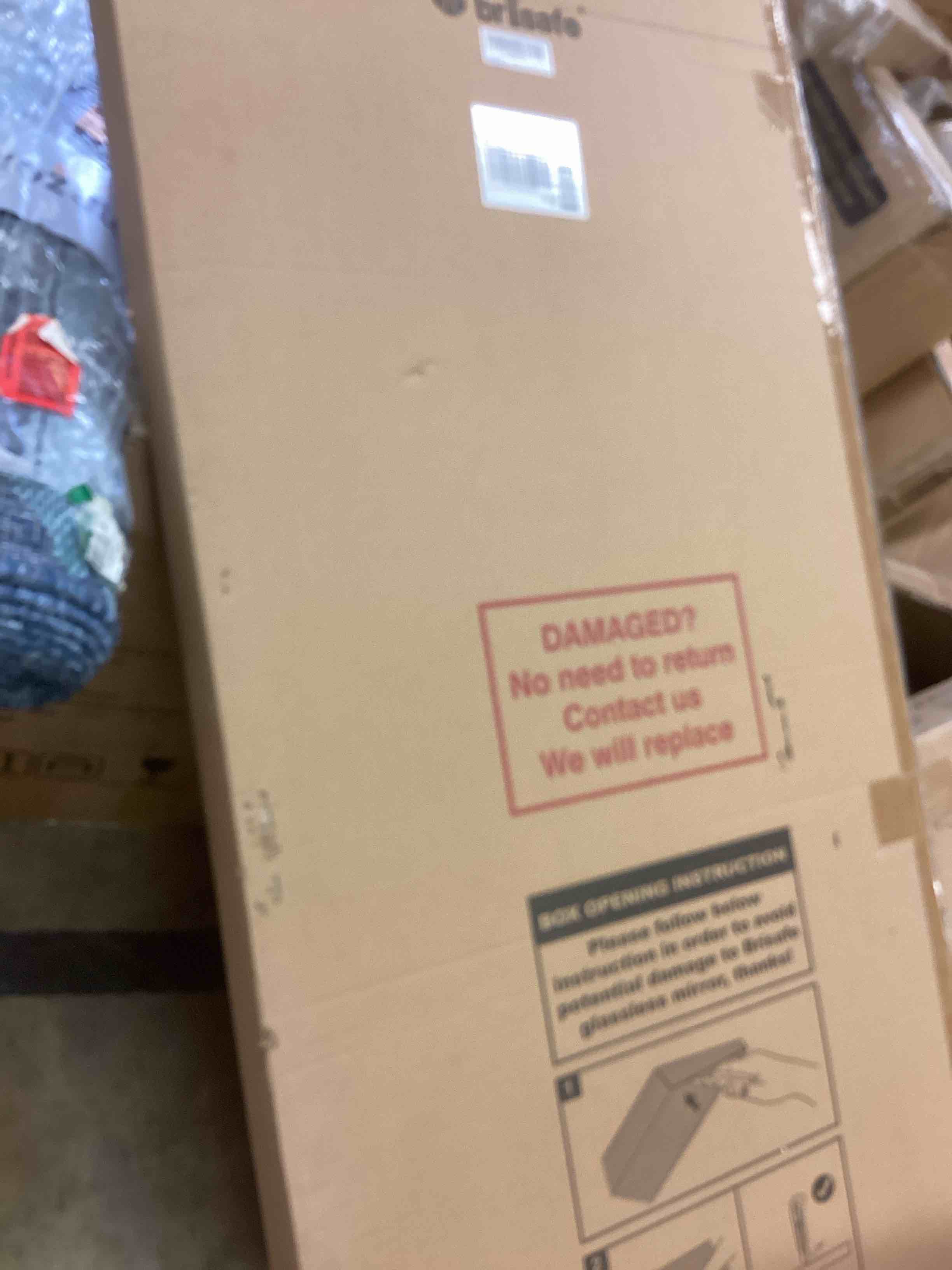 Condition photo showing New/Like New for brisafe folding full length mirror 