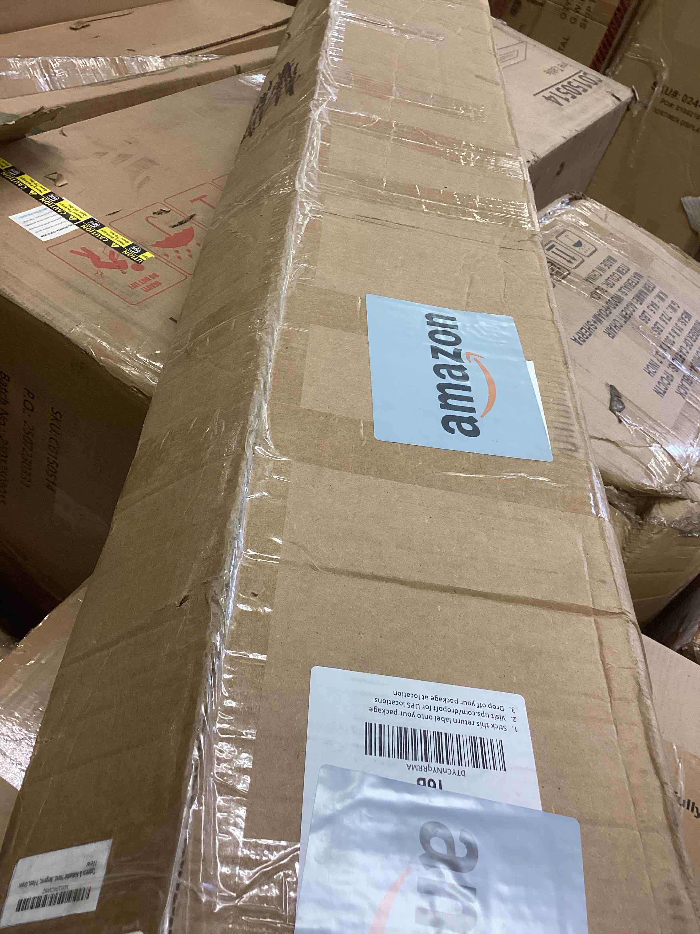 Condition photo showing New/Like New for cypress & alabaster handmade 7ft oversized fiddle leaf fig ficus lyrata artificial tree with ethically sourced real wood trunks, hypoallergenic, 7-foot, green