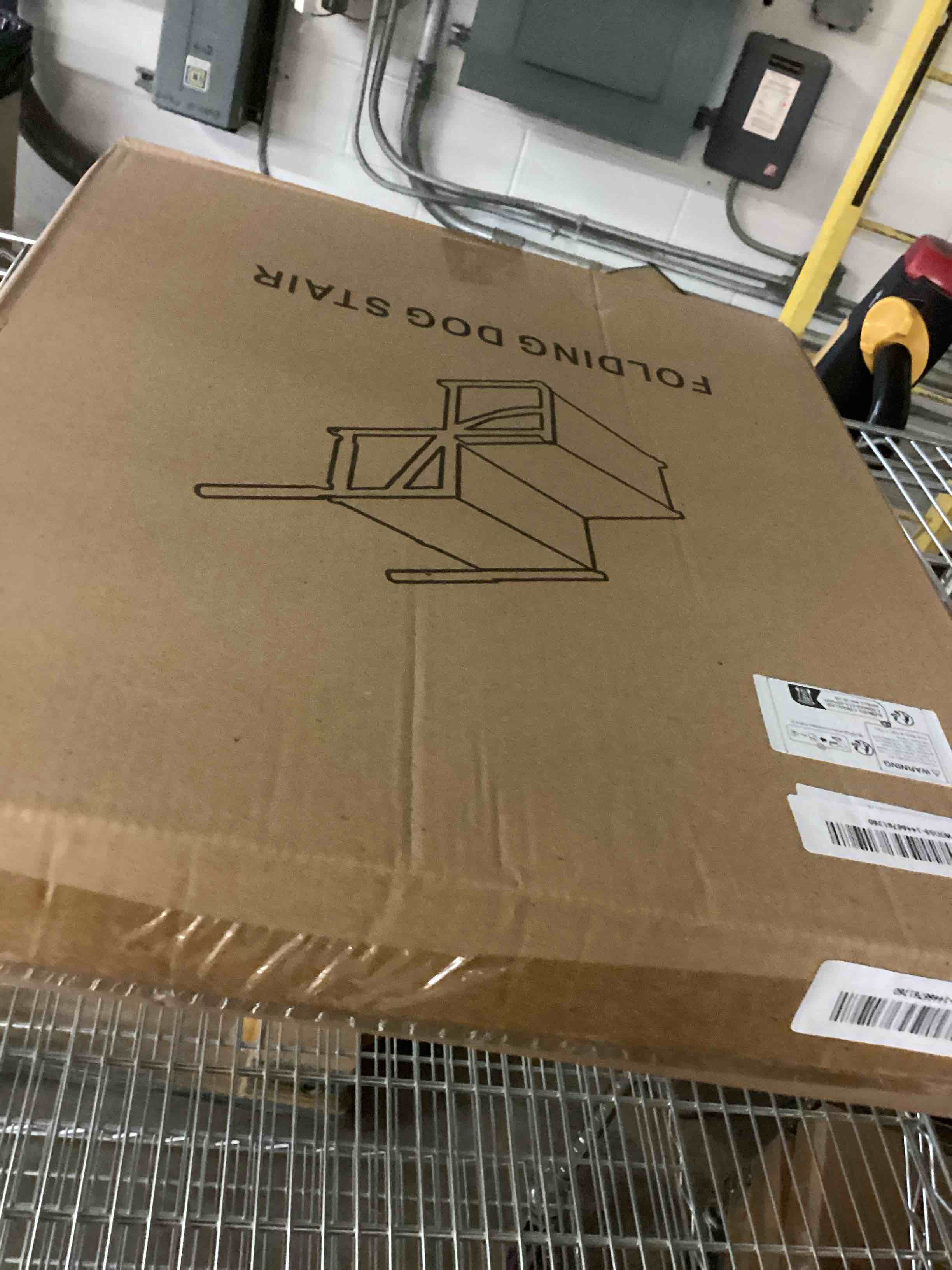 Condition photo showing New/Like New for portable folding dog stair