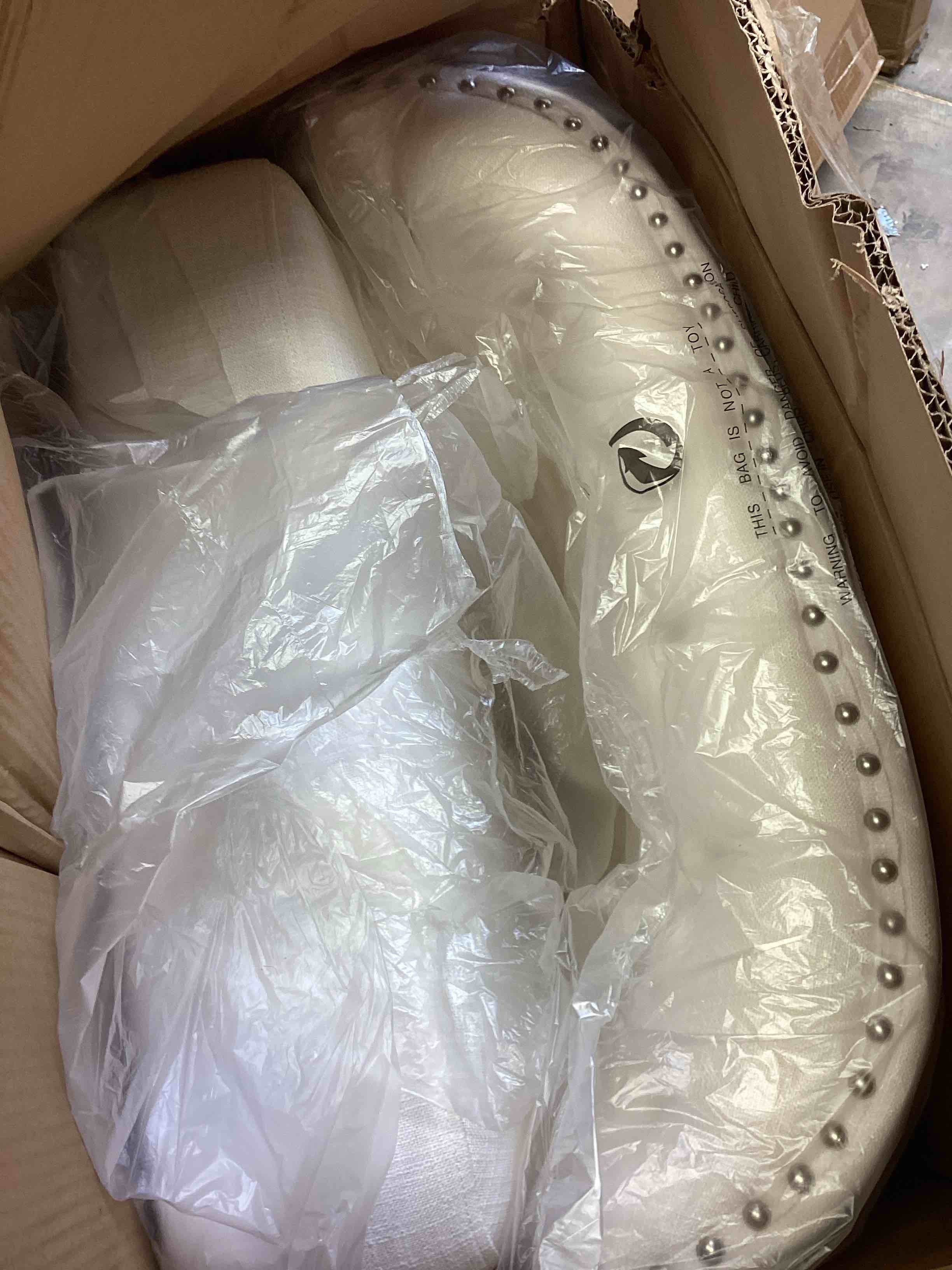 Condition photo showing Good Condition for porthos home mara accent slipper chair with rubberwood legs