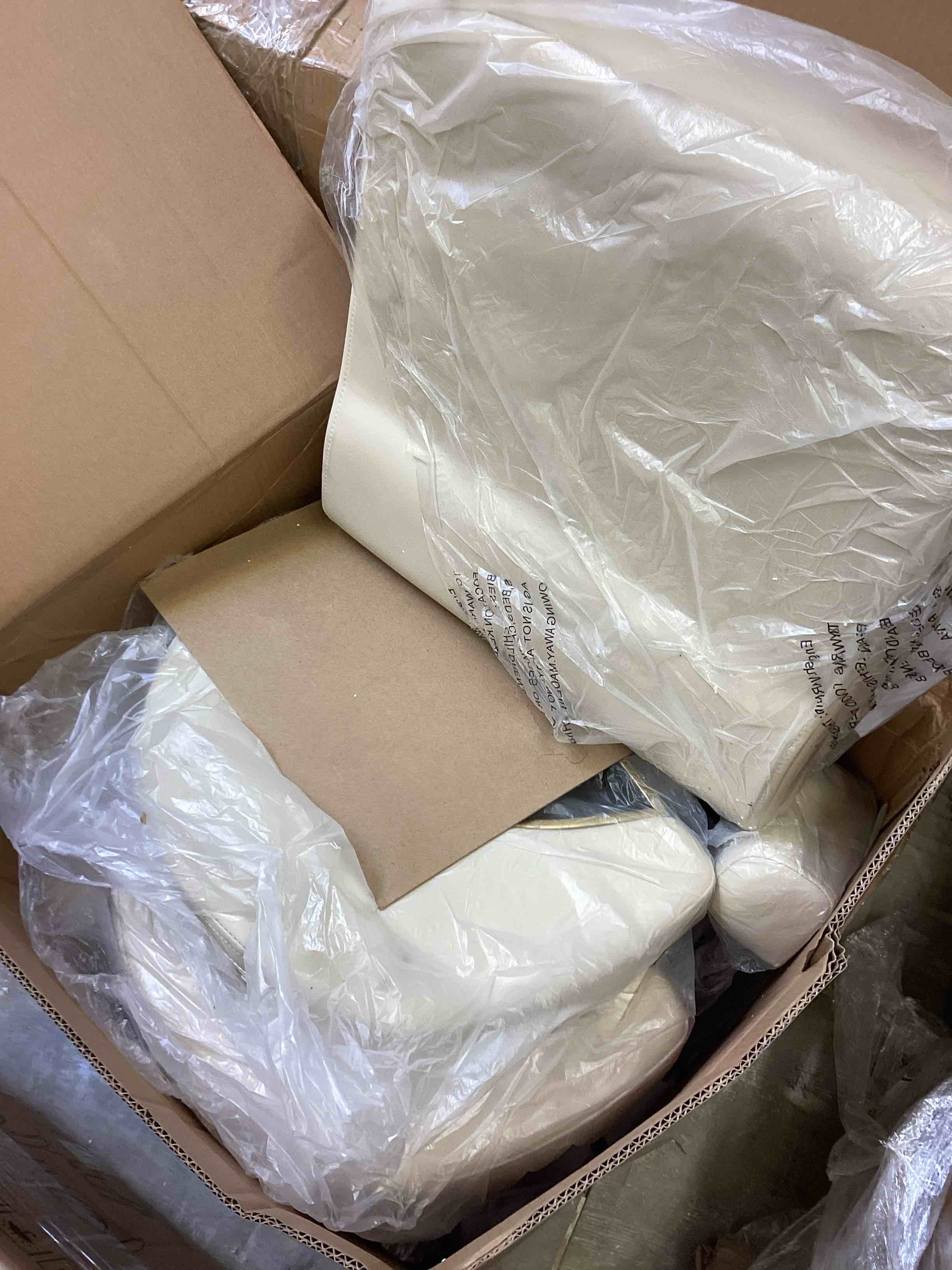 Condition photo showing Good Condition for louvixa barber chair, salon chair for hair stylist, height adjustable hydraulic hair reclining salon chairs, 360 degrees rotation, multi-function shampoo chair for barbershop (beige)