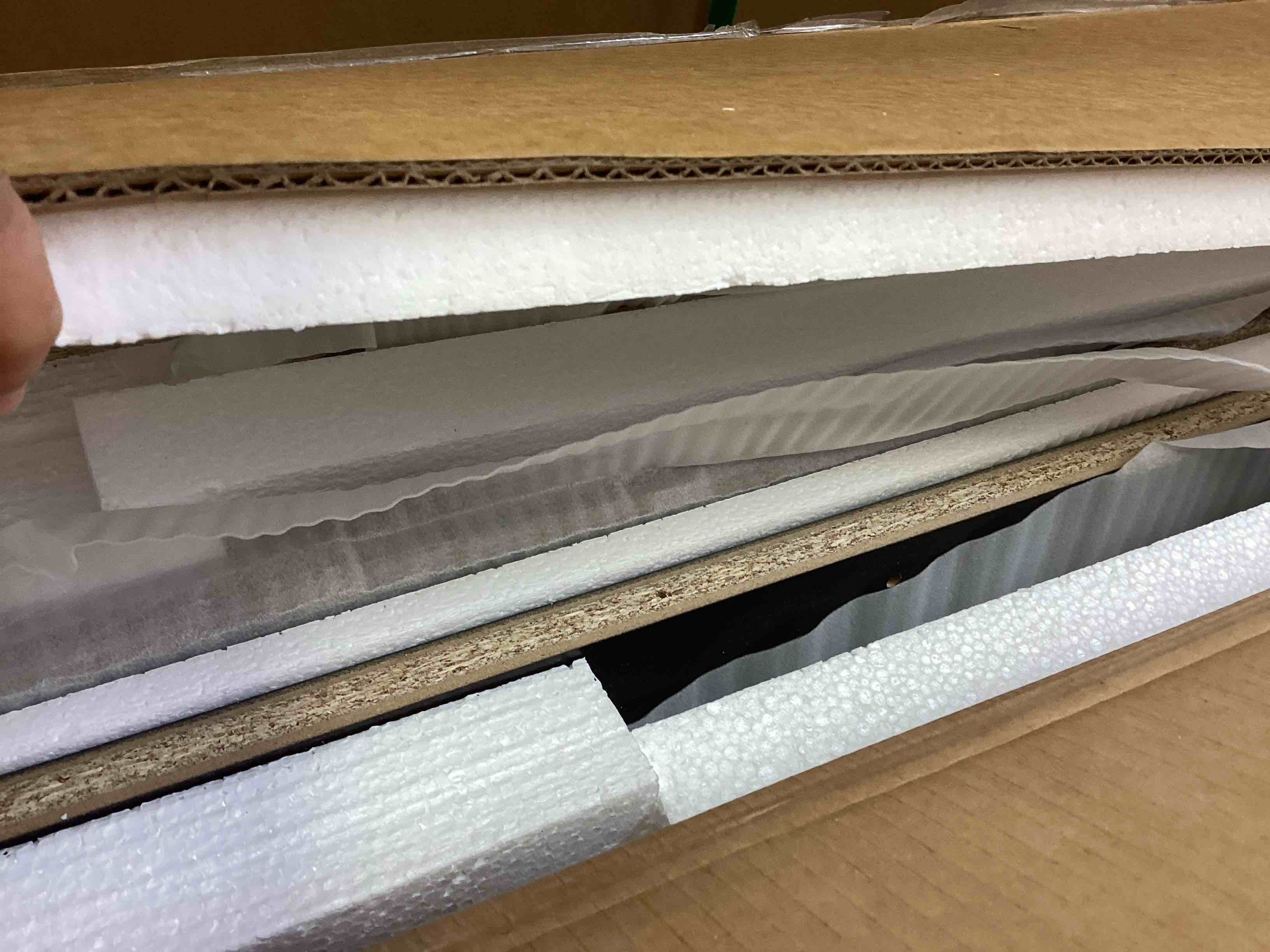 Condition photo showing Good Condition for bookshelf, open storage 70 inch tall 5 shelf bookcase, floor standing bookshelves and bookcases, book case for farmhouse library office bedroom kids, dark cherry - 5 tier