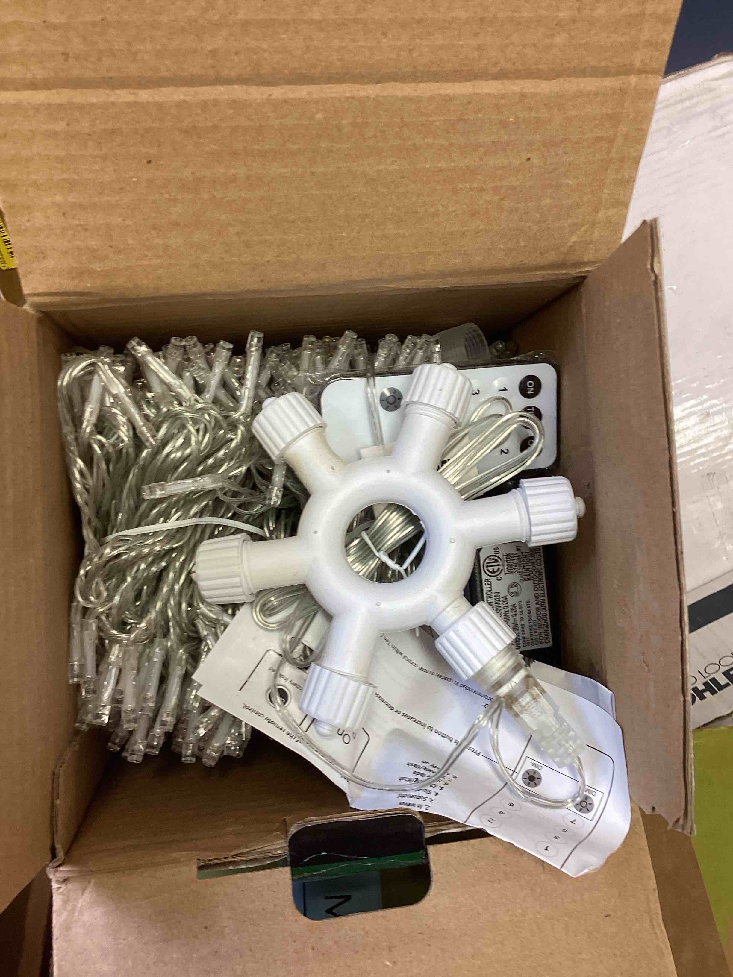 Condition photo showing Good Condition for christmas lights outdoor 250ft 750 led multicolor string lights with ring connector, 9 modes&timer remote, end to end conectable, ul listed, clear wire