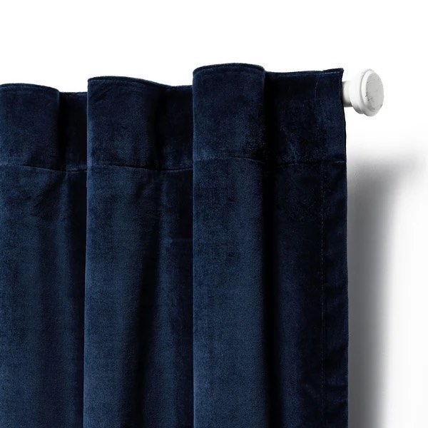 lauren ralph lauren velvety back tab/rod pocket curtain single panel brand: lauren ralph lauren