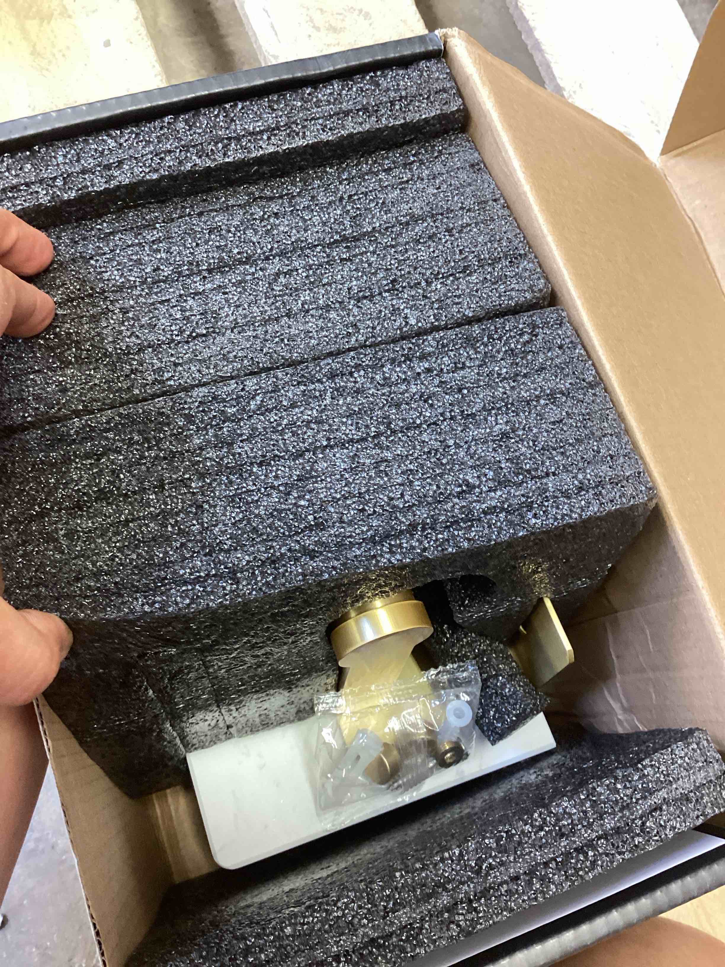 Condition photo showing Good Condition for toilet paper holder with shelf wall mounted toilet tissue roll holder for bathroom dc-g001b-gd01 by luxdecor