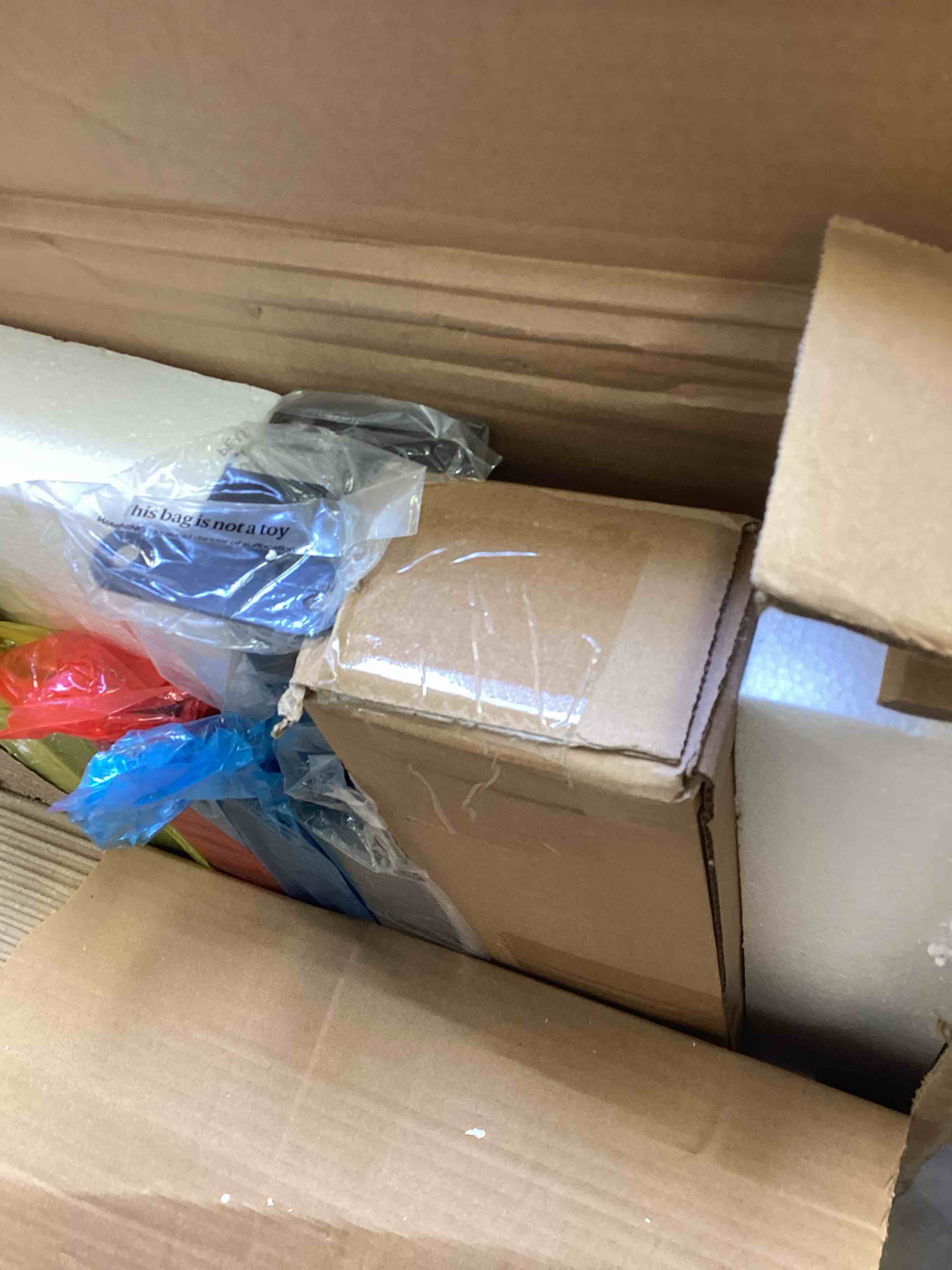 Condition photo showing Good Condition for msmask 14 inch corner bed frame with pull-out cabinet, bookcase & headboad storage, twin led daybed with 6 drawers, charging station, twin size metal platform bed for kids teen, black & vintage brown. (box a of b only) 