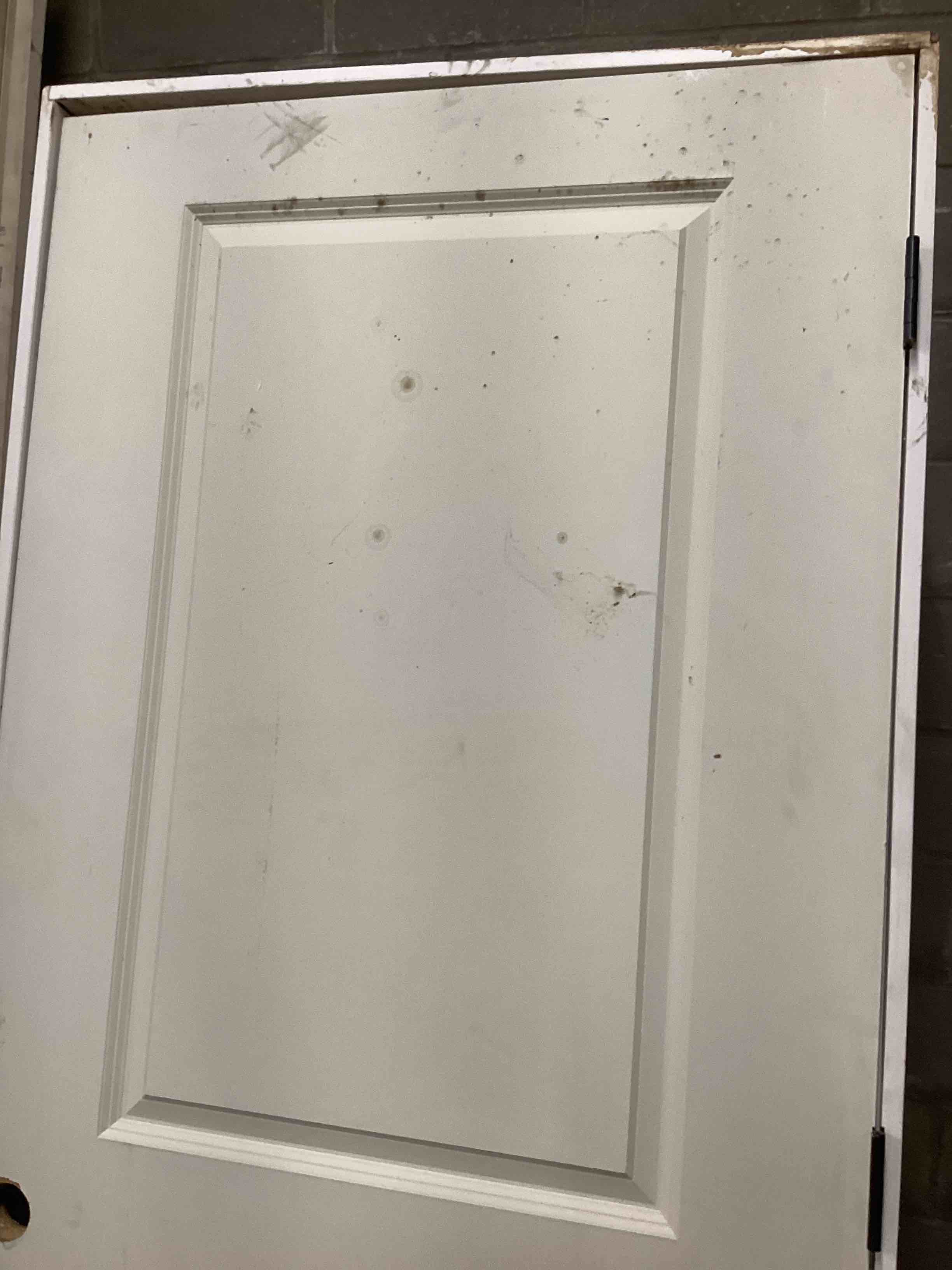 2 panels interior door 34” x 80” white