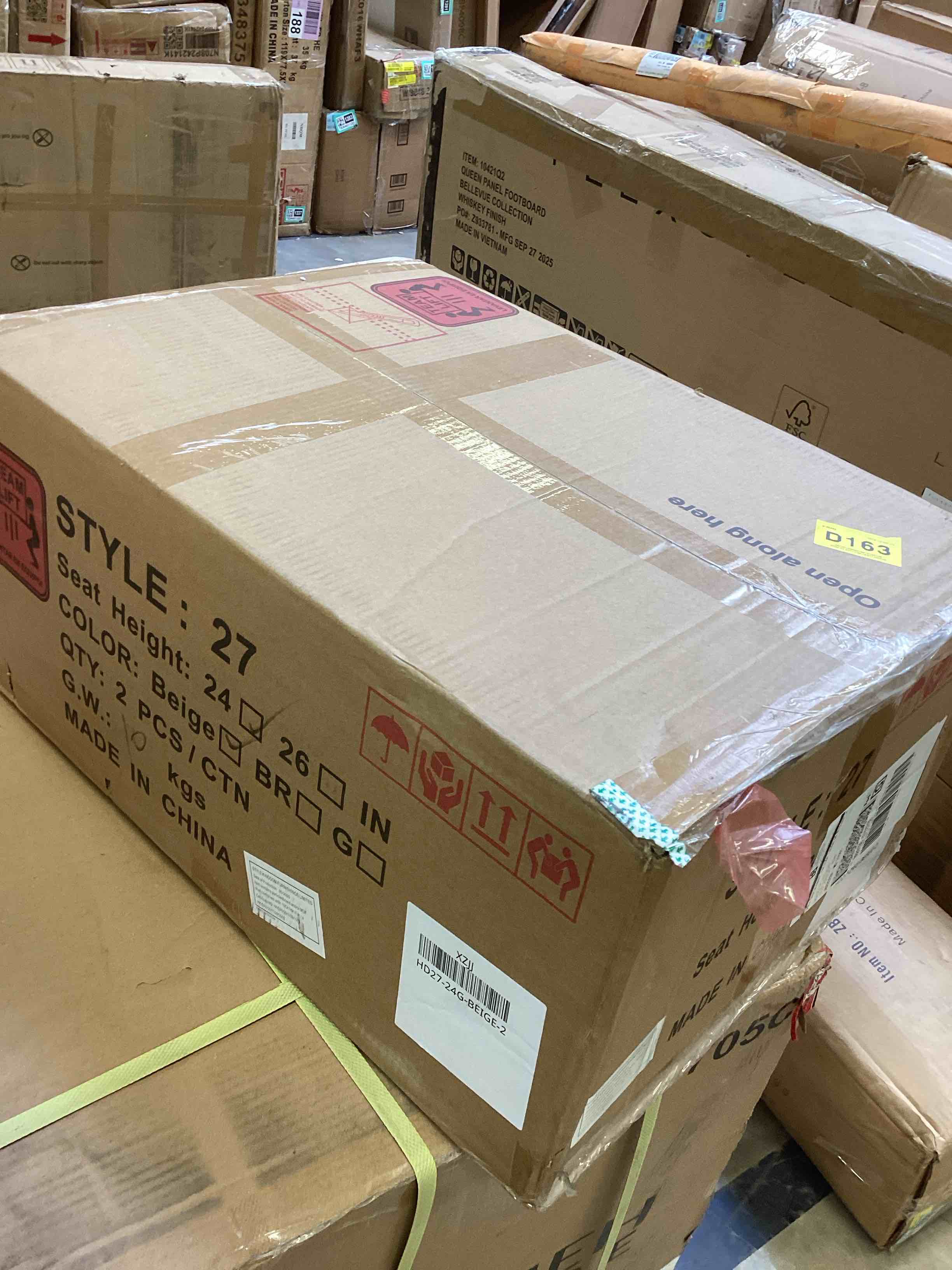 Condition photo showing Good Condition for haseeb 26" swivel counter height bar stools set of 2 with performance fabric (similar) 