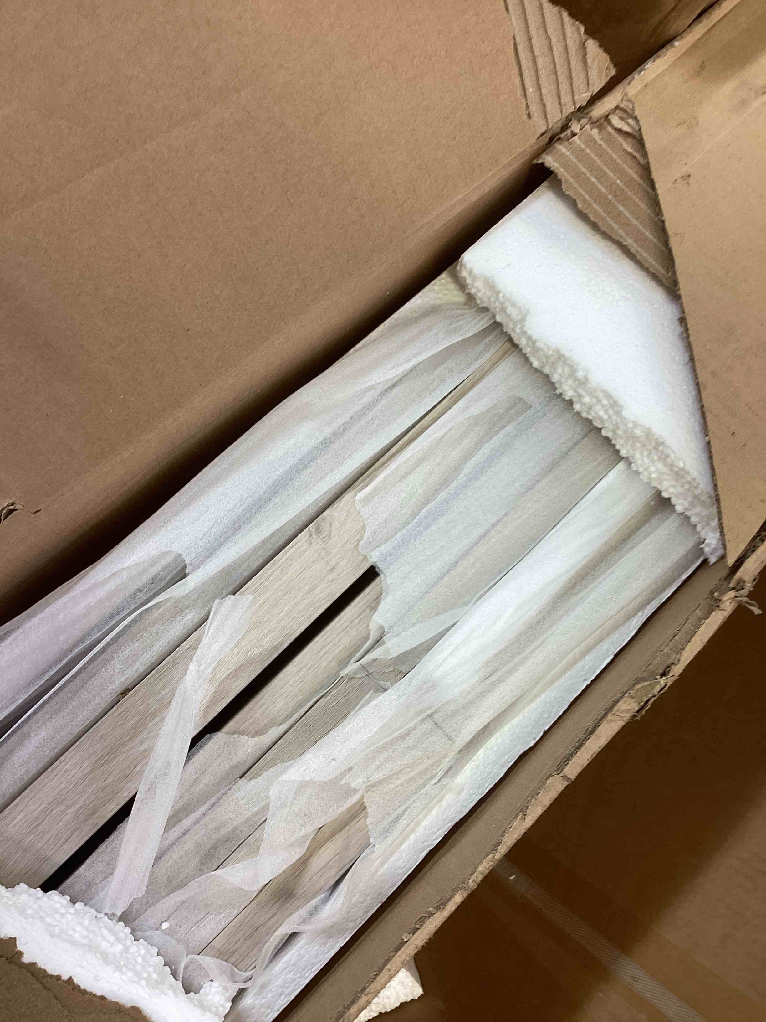 Condition photo showing Good Condition for tillman 68 in. alder white rectangular tv stand fits tv's up to 75 in.