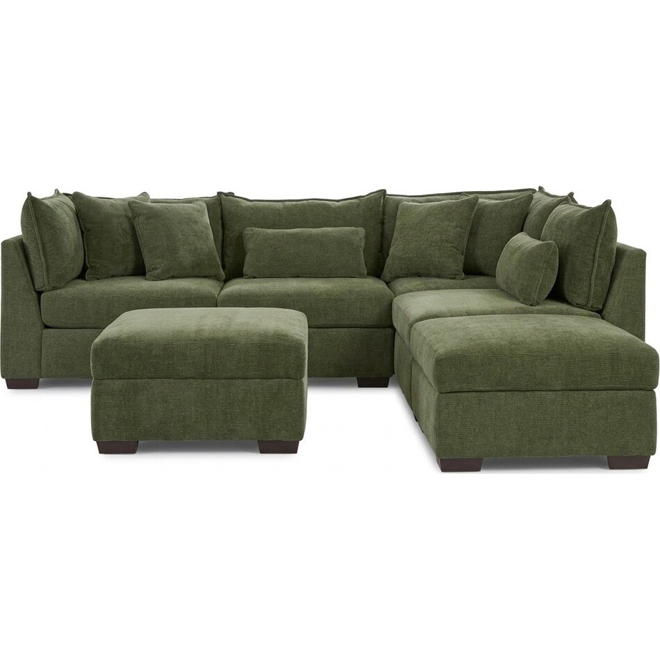 MORRIS MOD II 4PC SECTIONAL (INCOMPLETE ONLY BOX #4 of 5) 