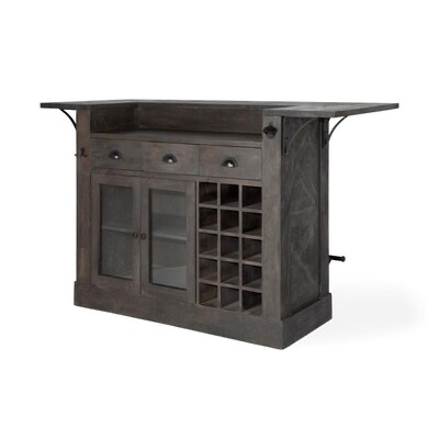 Mercana Brown Wood Base with Wood Wood Top Kitchen Island ( 29-Inches x 67.8-Inches x 42.5-Inches ) (INCOMPLETE ONLY BOX B ONLY TOP)  