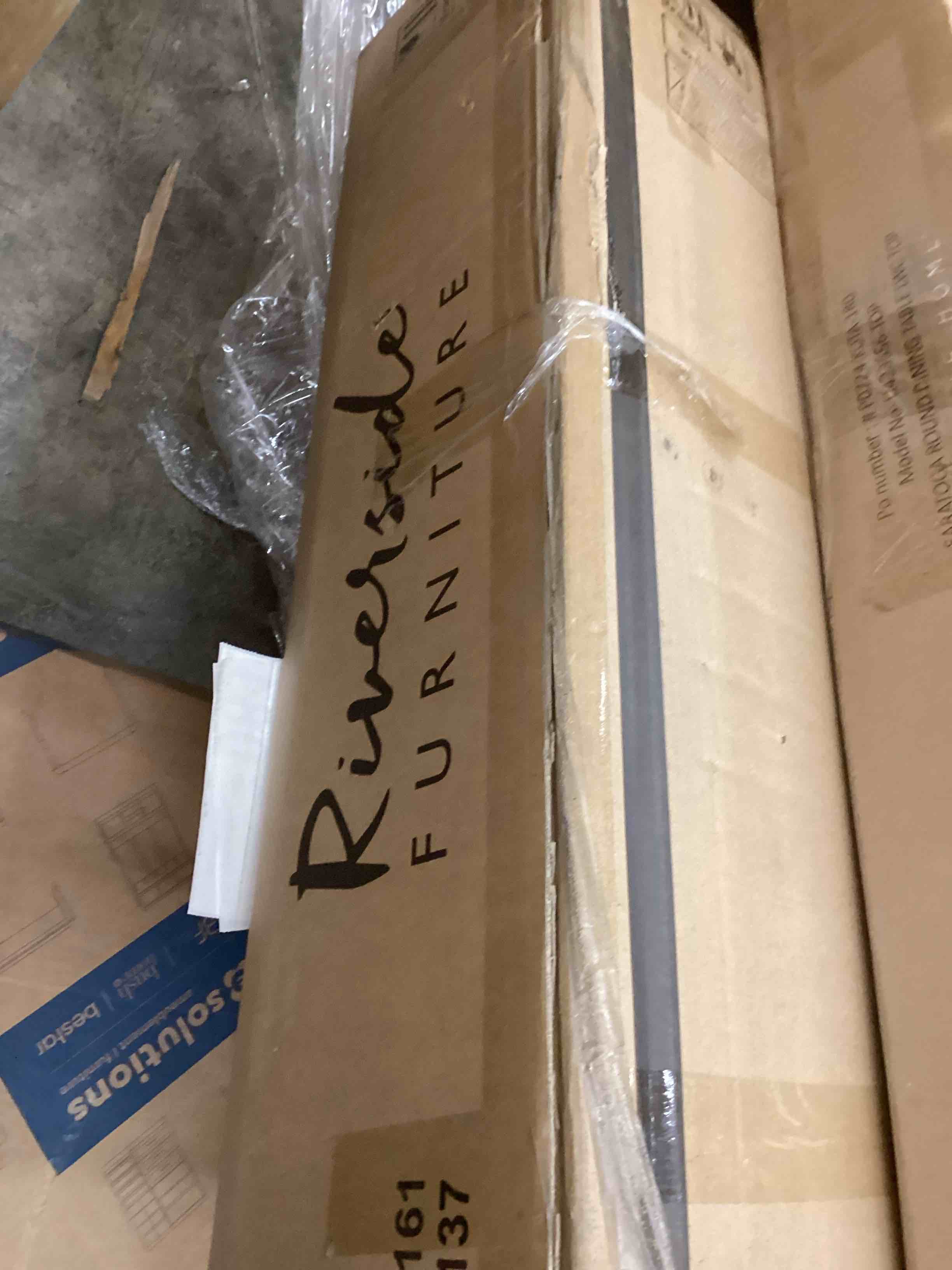 Condition photo showing New/Like New for 50550 riverside furniture bozeman trestle dining table ( incomplete top only)