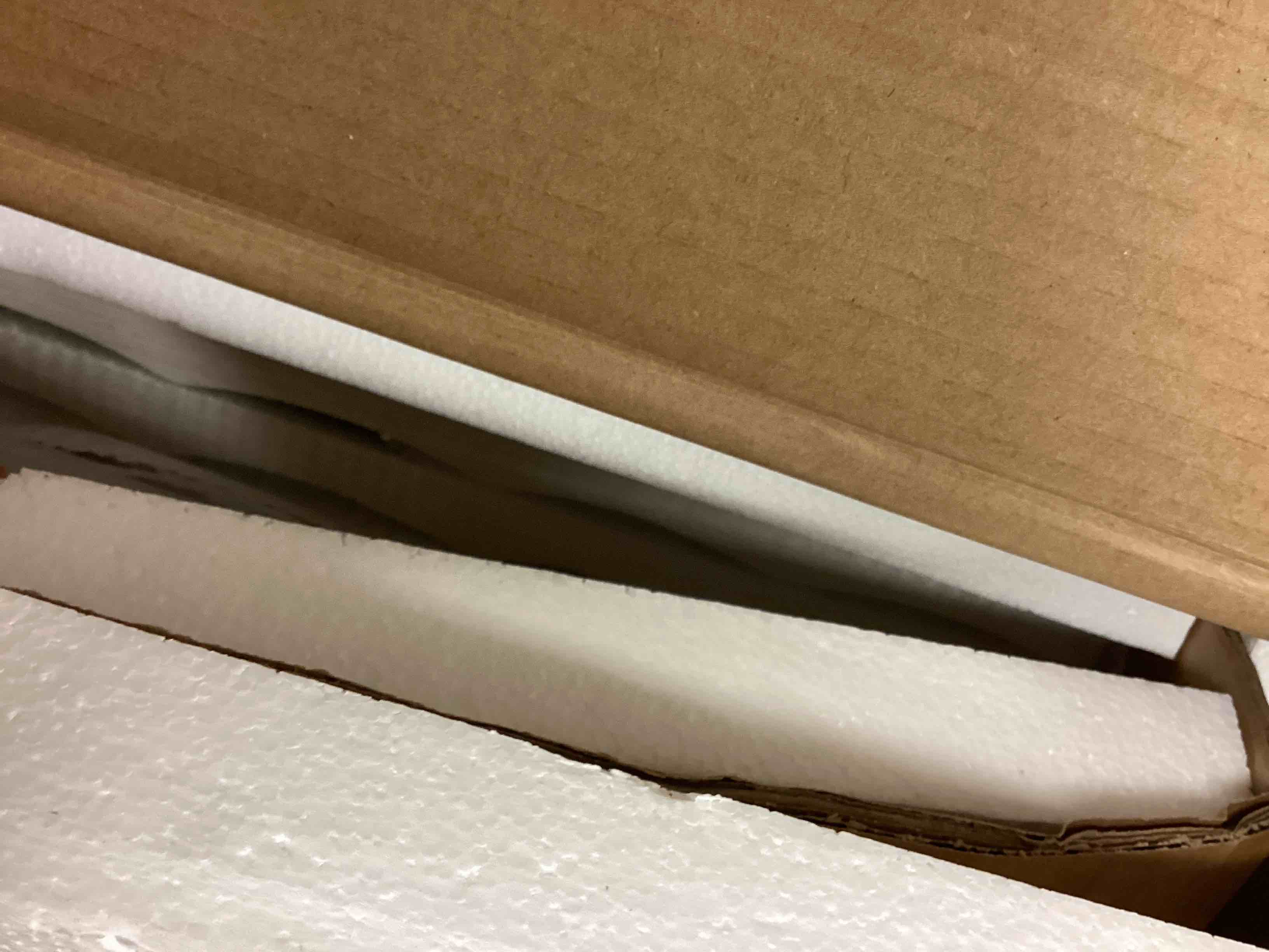 Condition photo showing Good Condition for belleze fluted tv stand sideboard buffet cabinet console table entryway accent storage (incomplete only box b) 