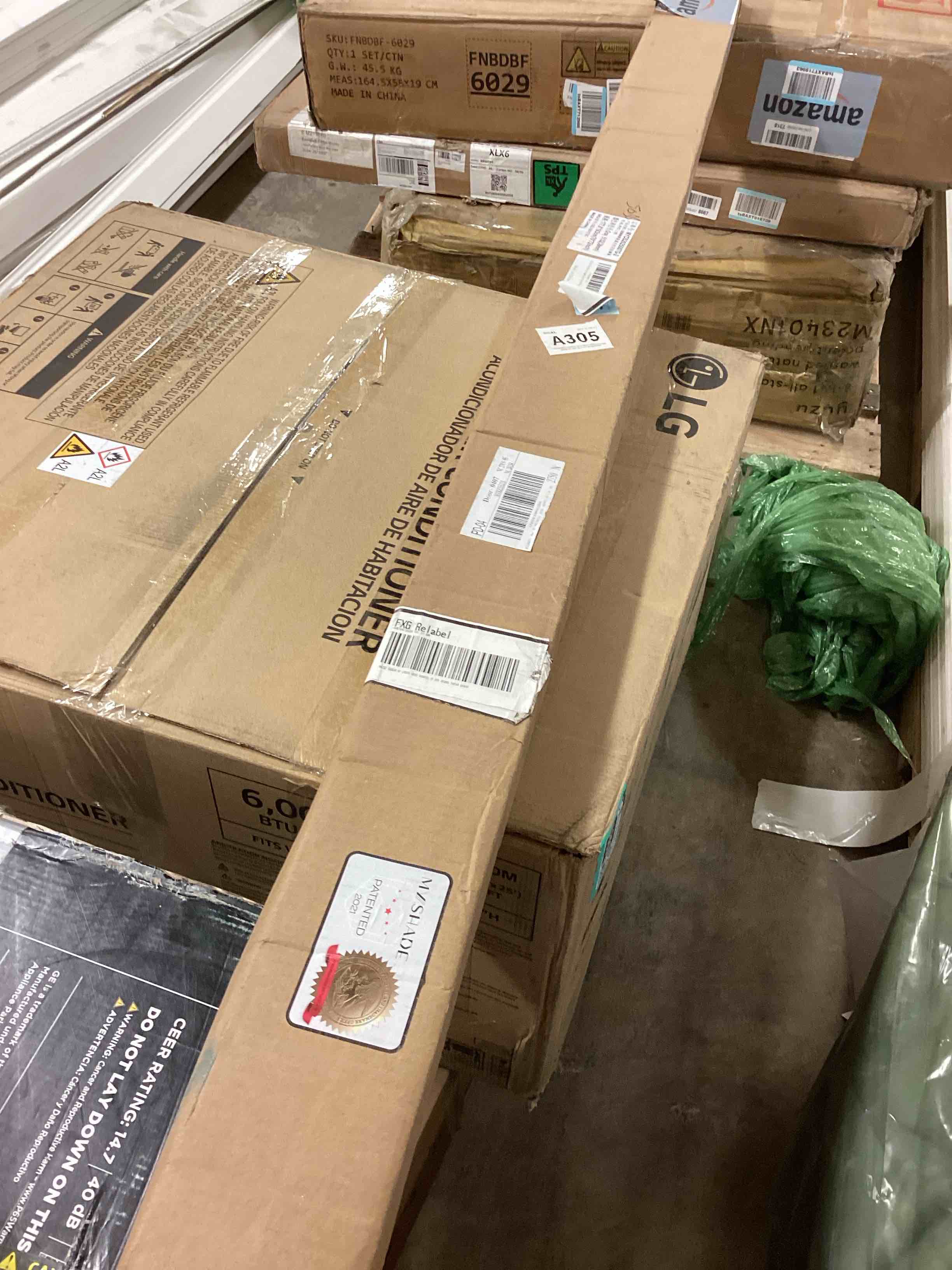 Condition photo showing New/Like New for myshade cordless blackout cellular shades for windows, honeycomb window shades with thermal insulation, child & pet safe room darkening shade, easy install,70" w x 72" h, grey grey 70"w x 72"h