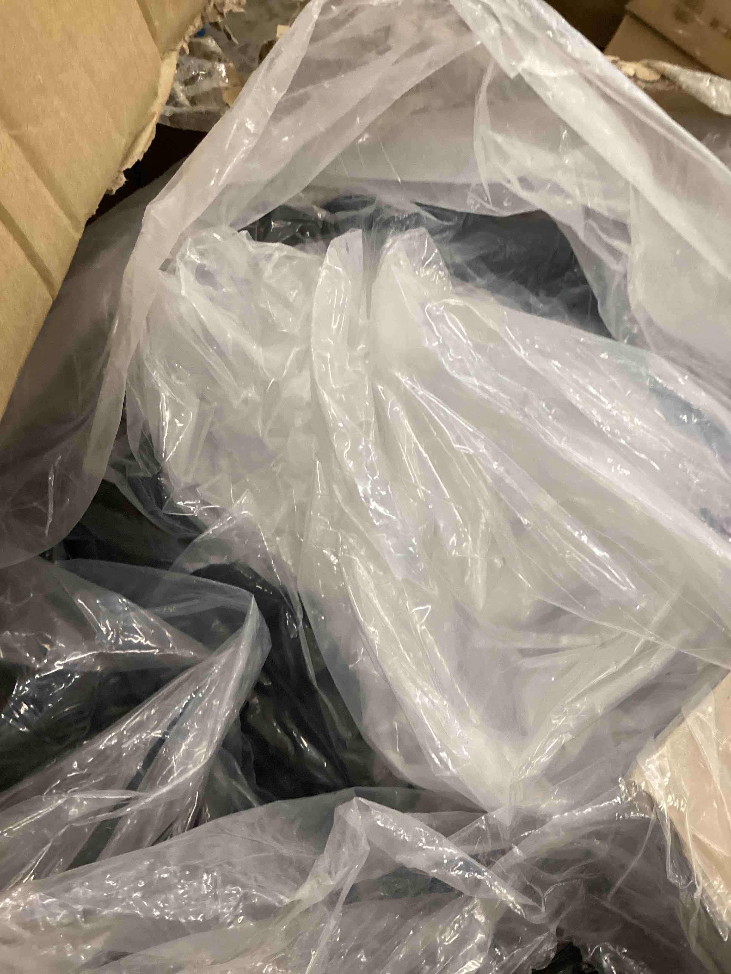 Condition photo showing Good Condition for maxyoyo 104" modular sectional couch with l-shape chaise, modern boneless couch for living room, sofa in a box, oversized sofa sleeper with deep seat, no assembly required, black (incomplete only one box)