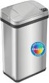 itouchless 15 liter / 4 gal sensor bathroom trash can with lid and absorbx odor filter, stainless steel small waste basket, includes air freshener fragrance pack, home office bedroom livingroom