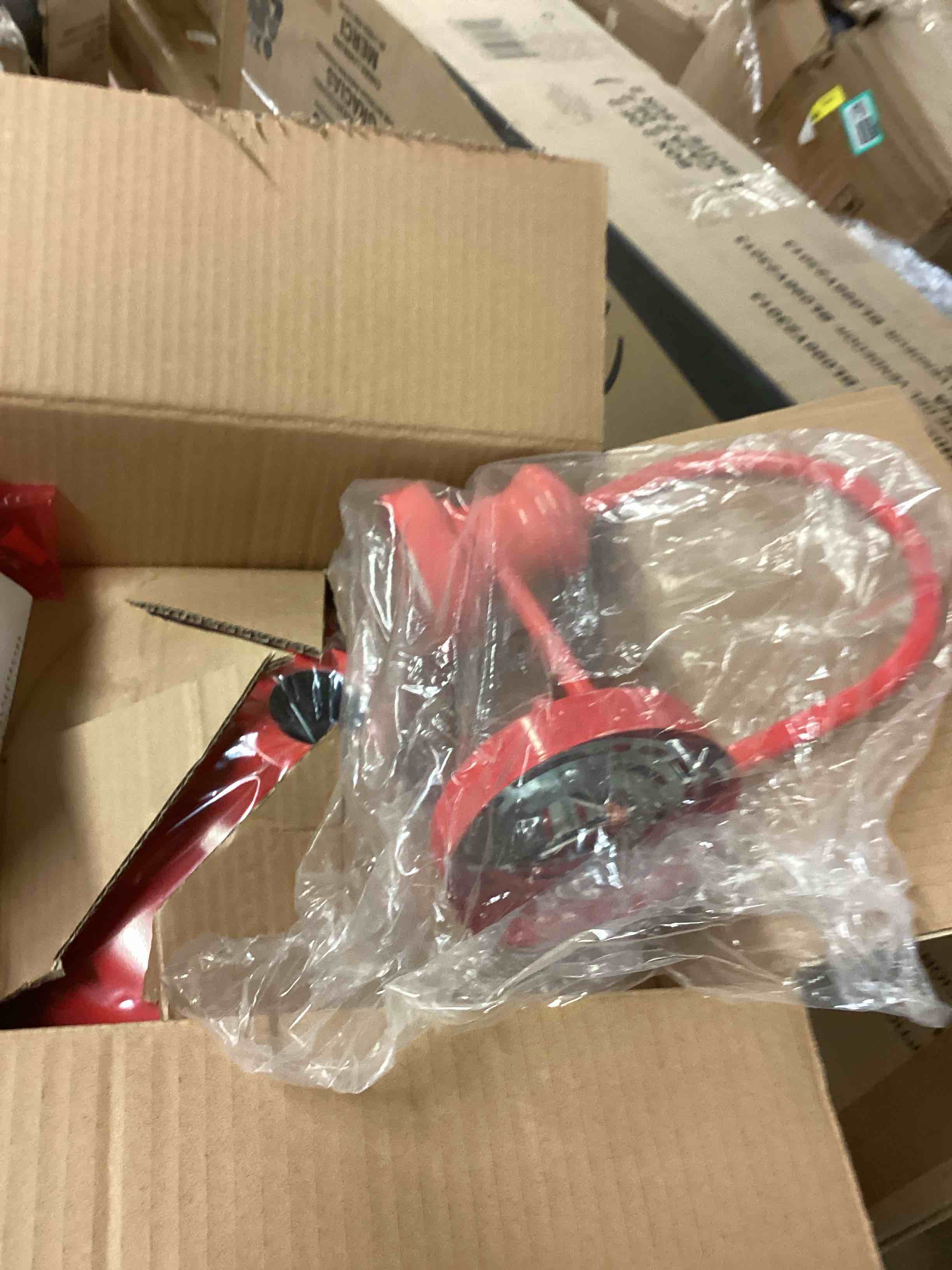 Condition photo showing New/Like New for studer 11.5” h outdoor barn light fixture finish ,red  (color different from stock photo)