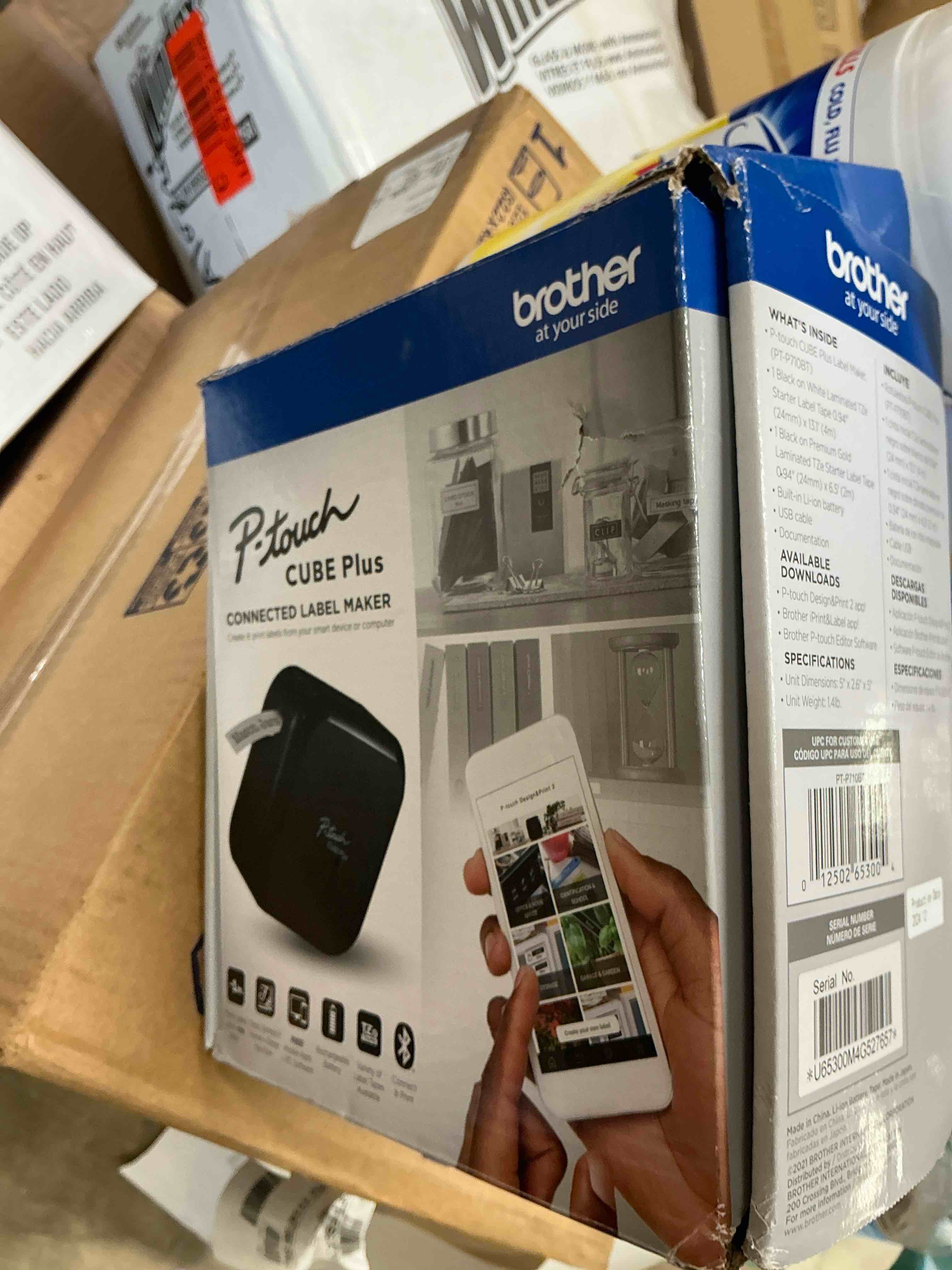 Condition photo showing Good Condition for brother p-touch cube plus pt-p710bt versatile label maker with bluetooth® wireless technology  new