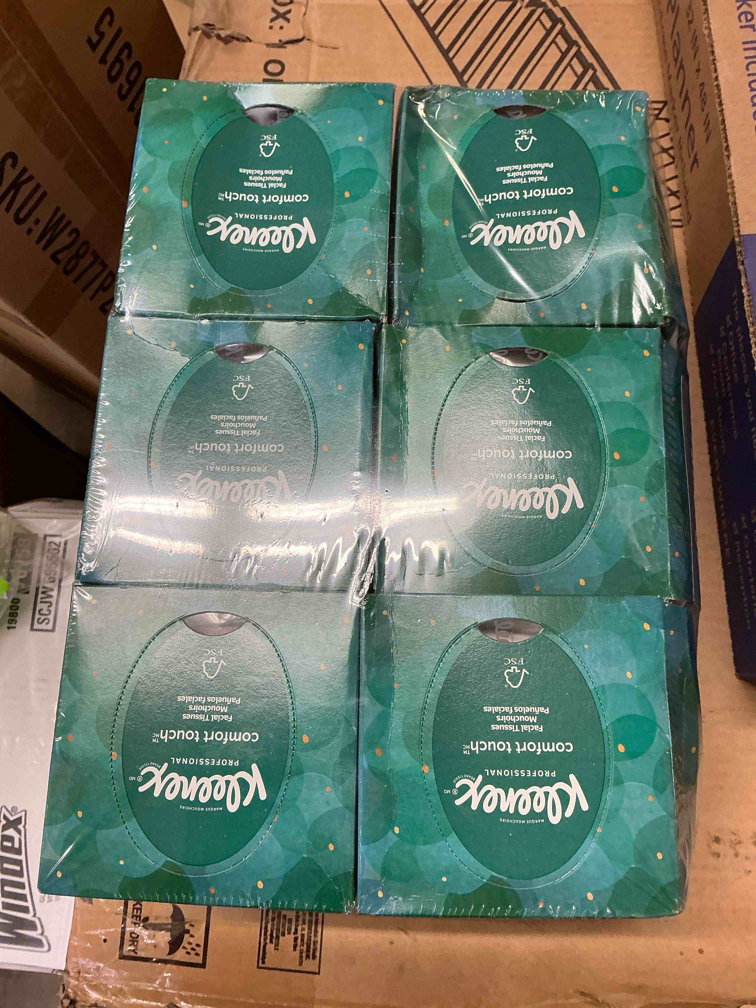 Condition photo showing Good Condition for kleenex 21270bx facial tissue, pop-up, 8-7/16-inch x8-5/8-inch , 95 shts/bx, white , (6 packs)