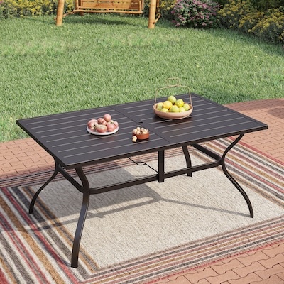Sunshine Valley Outdoor Table Rectangle Outdoor Dining Table