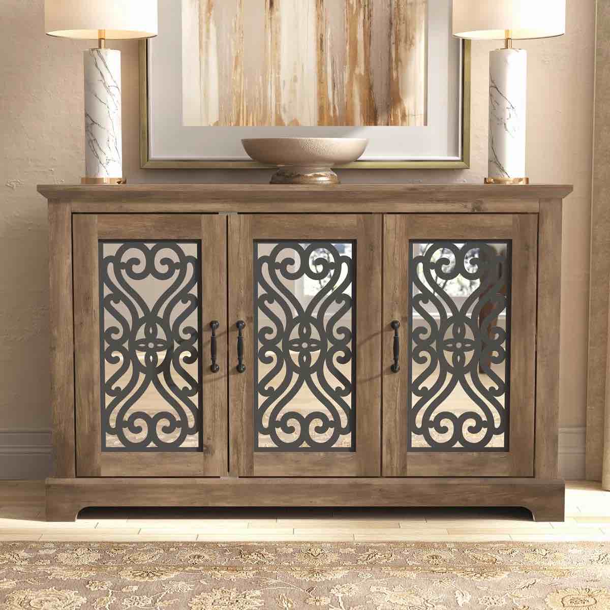 Ariba 45.7'' Sideboard, brown color