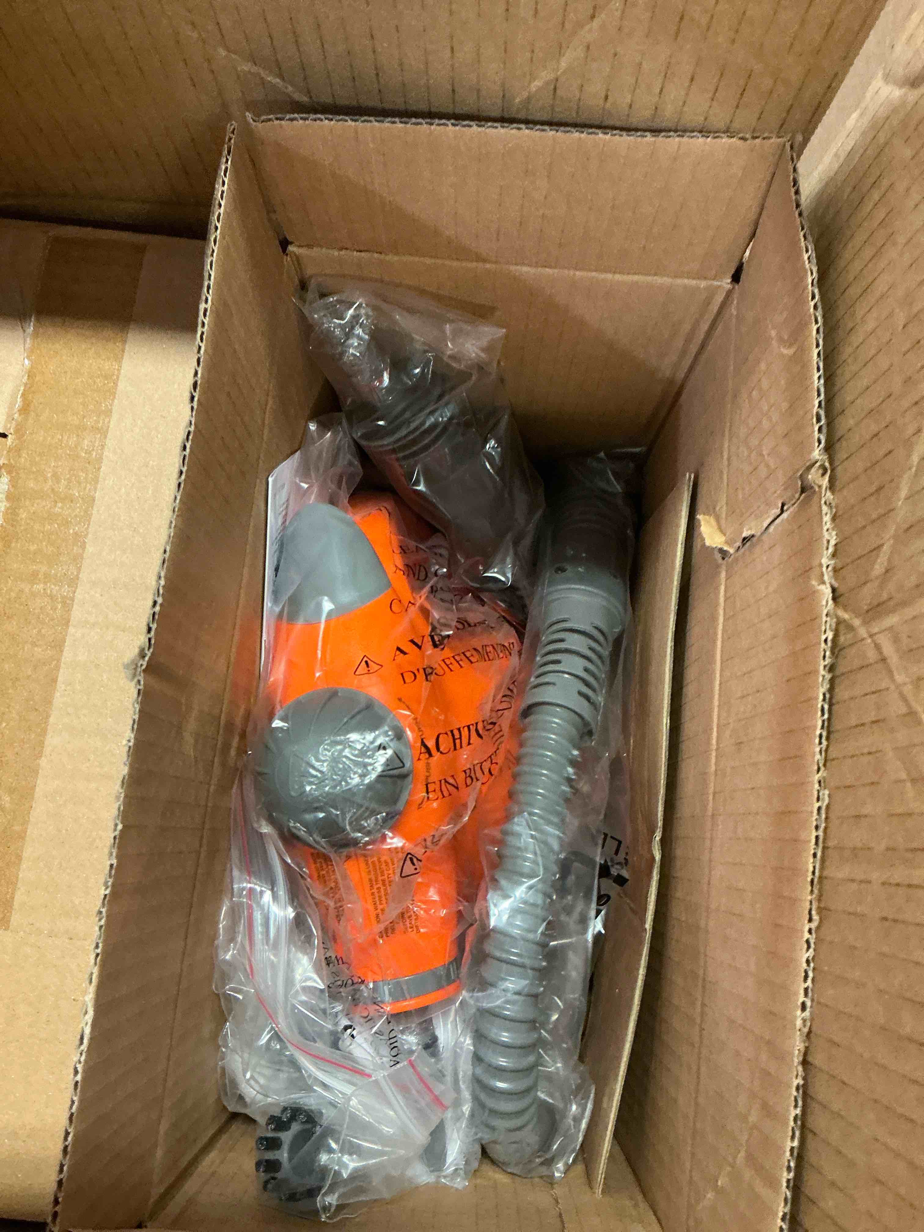 Condition photo showing New/Like New for bissell pack of 2 steam shot handheld hard surface steam cleaner - orange