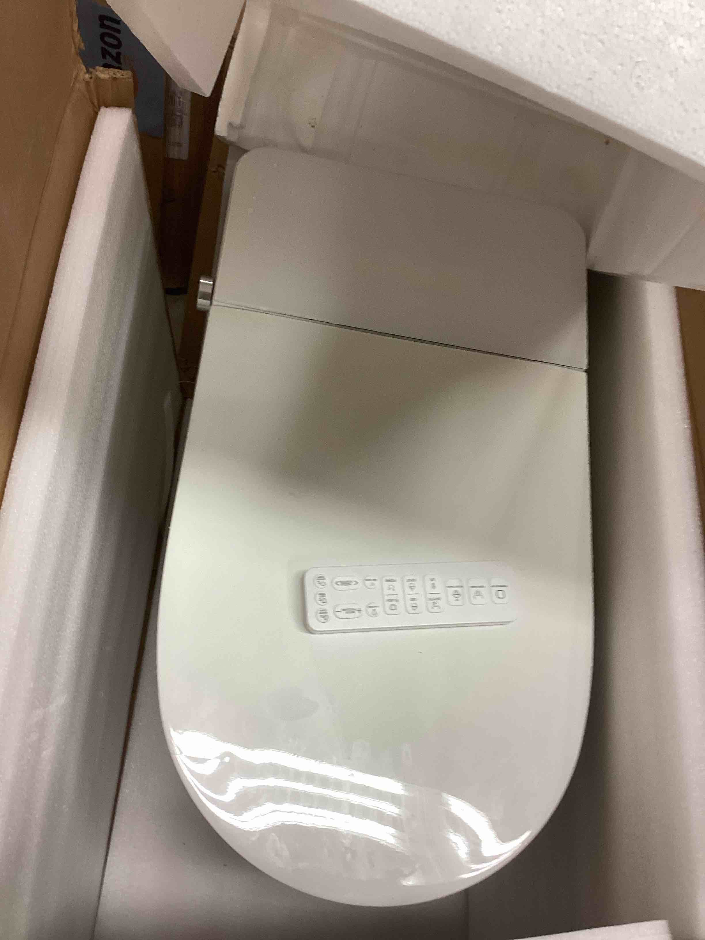 Condition photo showing As Is for opt07 smart toilet 