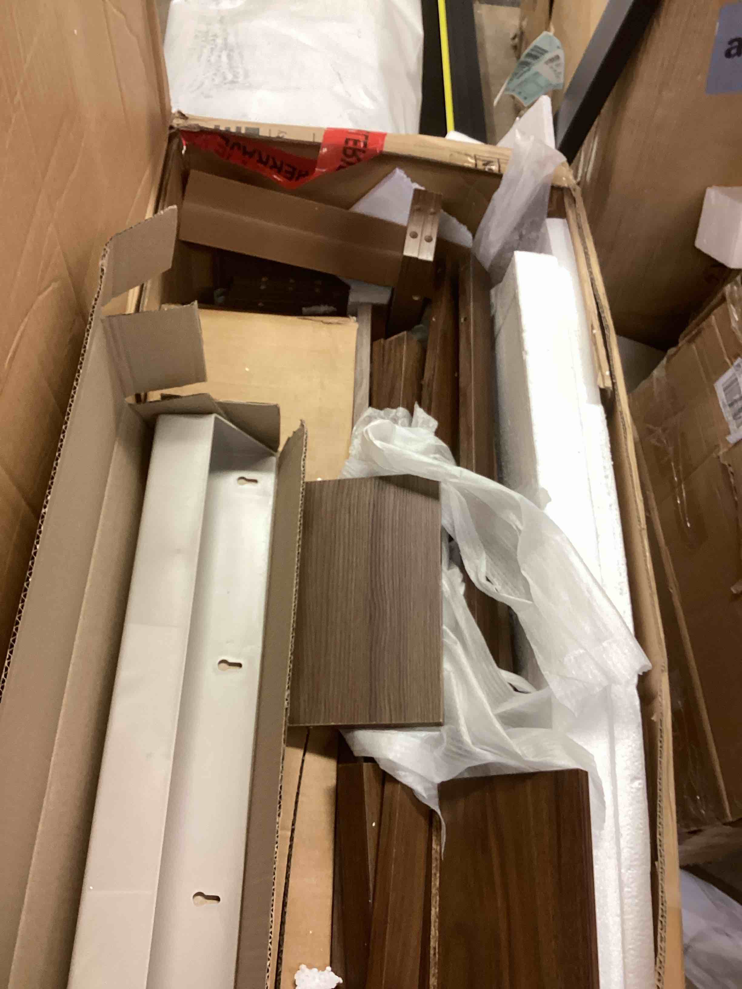 Condition photo showing Good Condition for garvee 36in fluted bathroom vanity with sink farmhouse freestanding bathroom sink