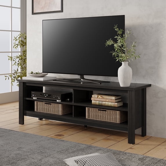 TV Stands for 65 inch TV Entertainment Center Wood Media Console Storage Cabinet