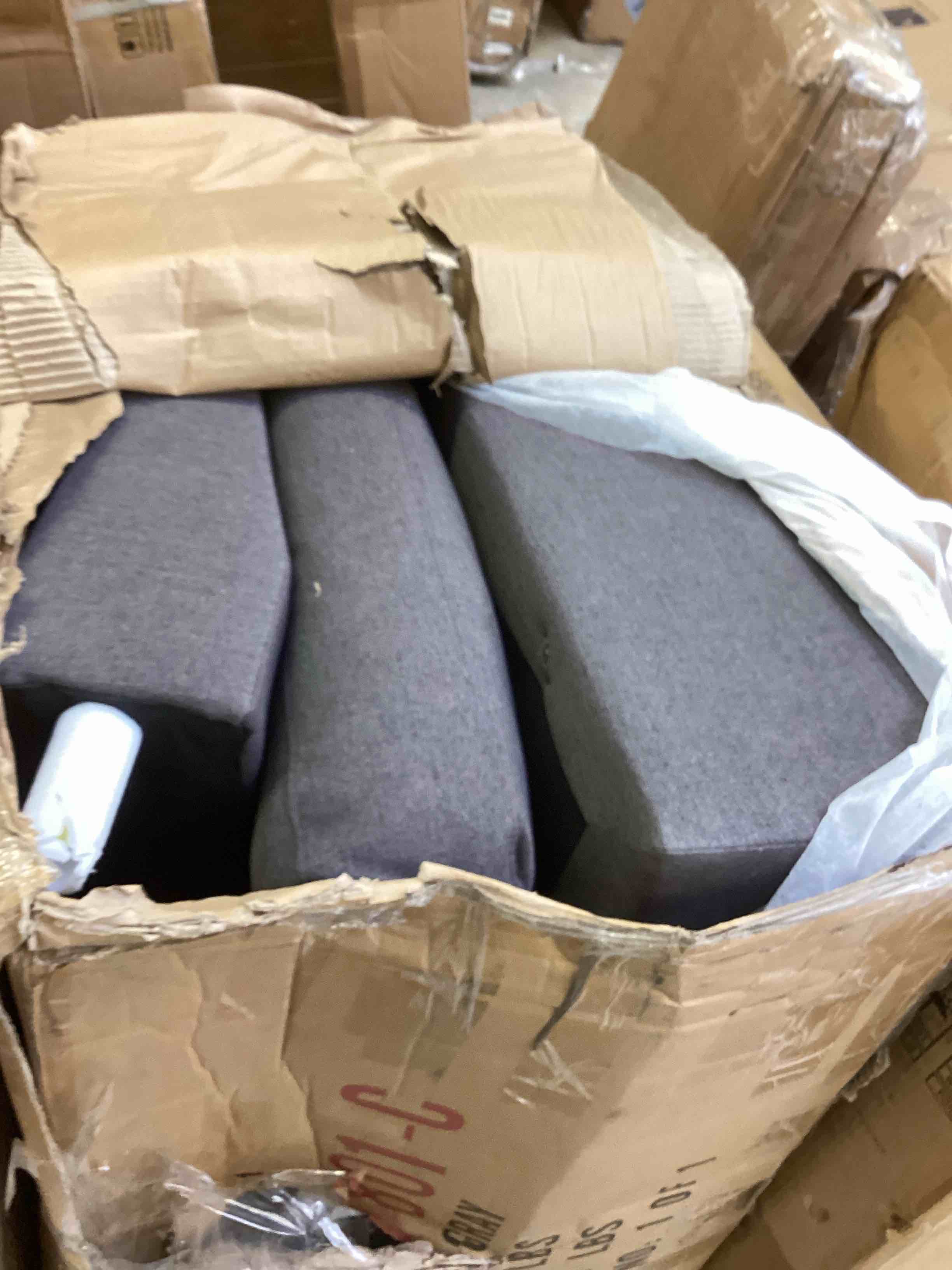 Condition photo showing Good Condition for modular sectional corner sofa couch set (incomplete one box only)