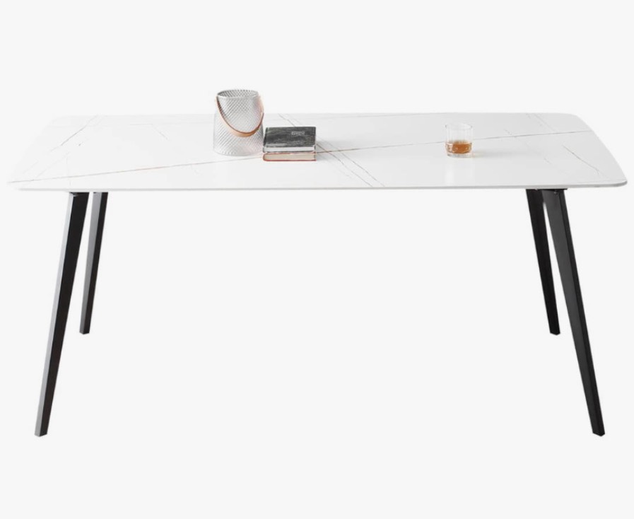 porcelain dining table white (incomplete ) (table legs only)
